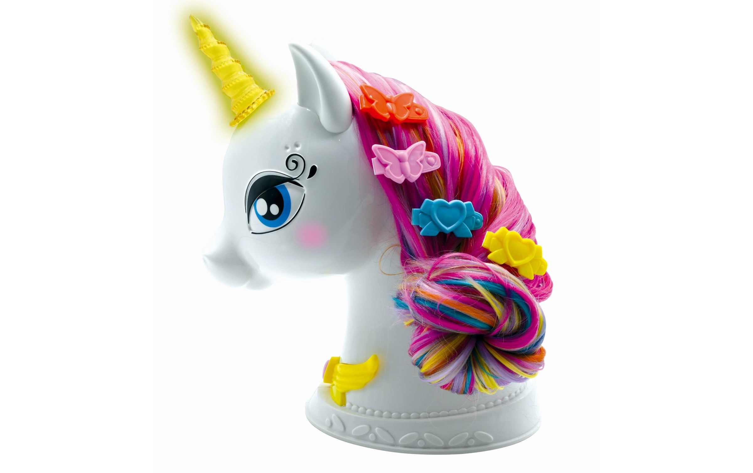 Lexibook® Spielwelt »Einhorn Frisierkopf mit Musik und Zubehör«