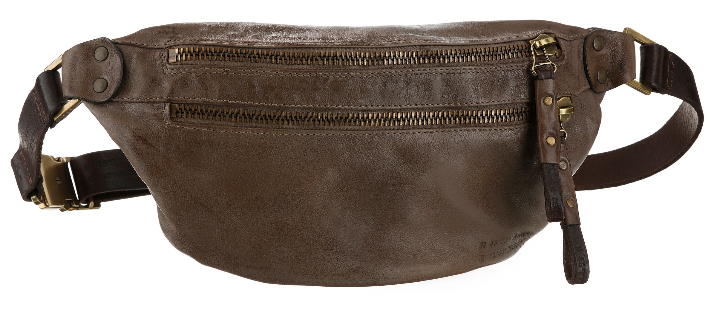 Image of A.S.98 Bauchtasche, aus Leder, mit praktischem Reissverschluss-Rückfach bei Ackermann Versand Schweiz