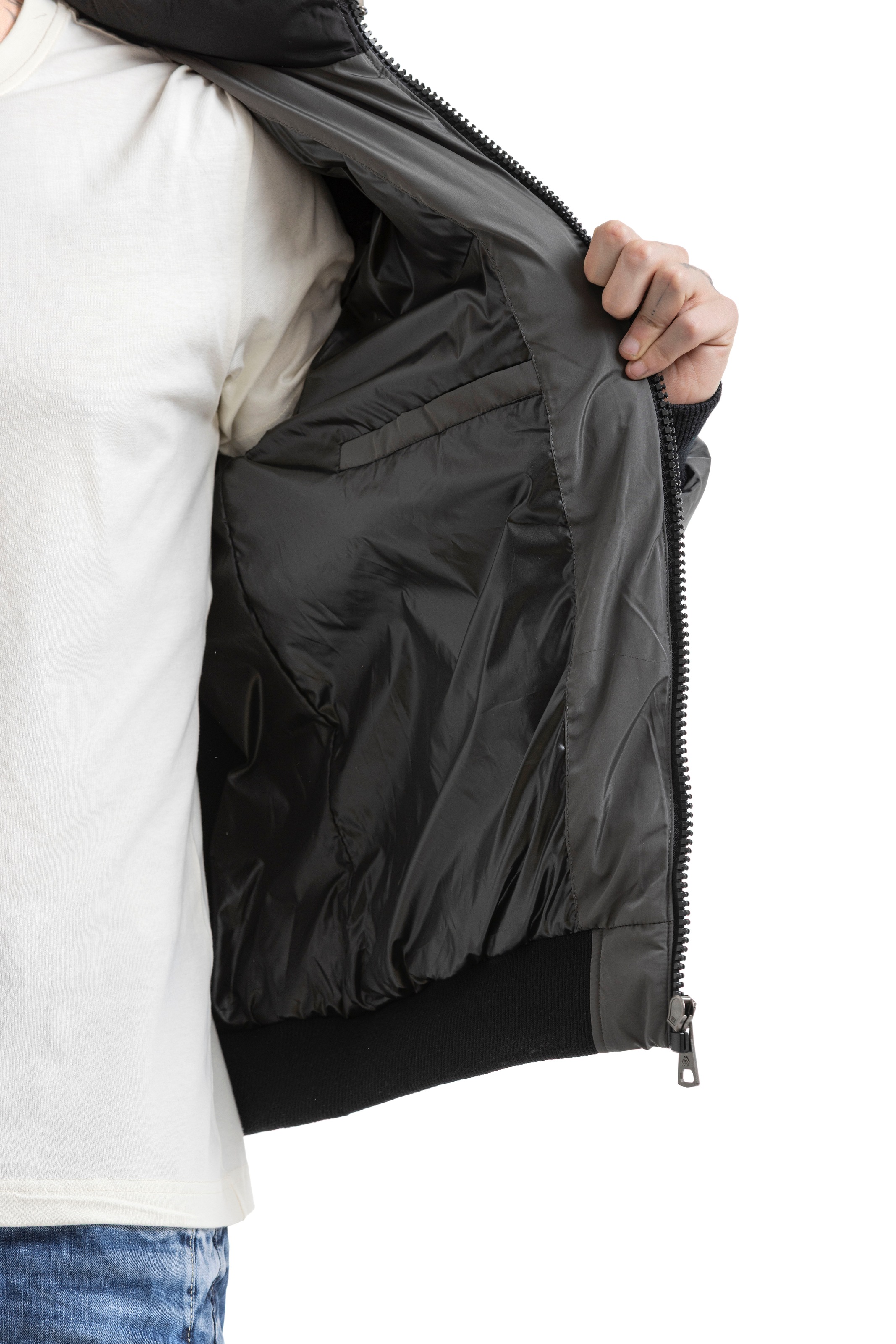 Cipo & Baxx Veste matelassée mit Kapuze