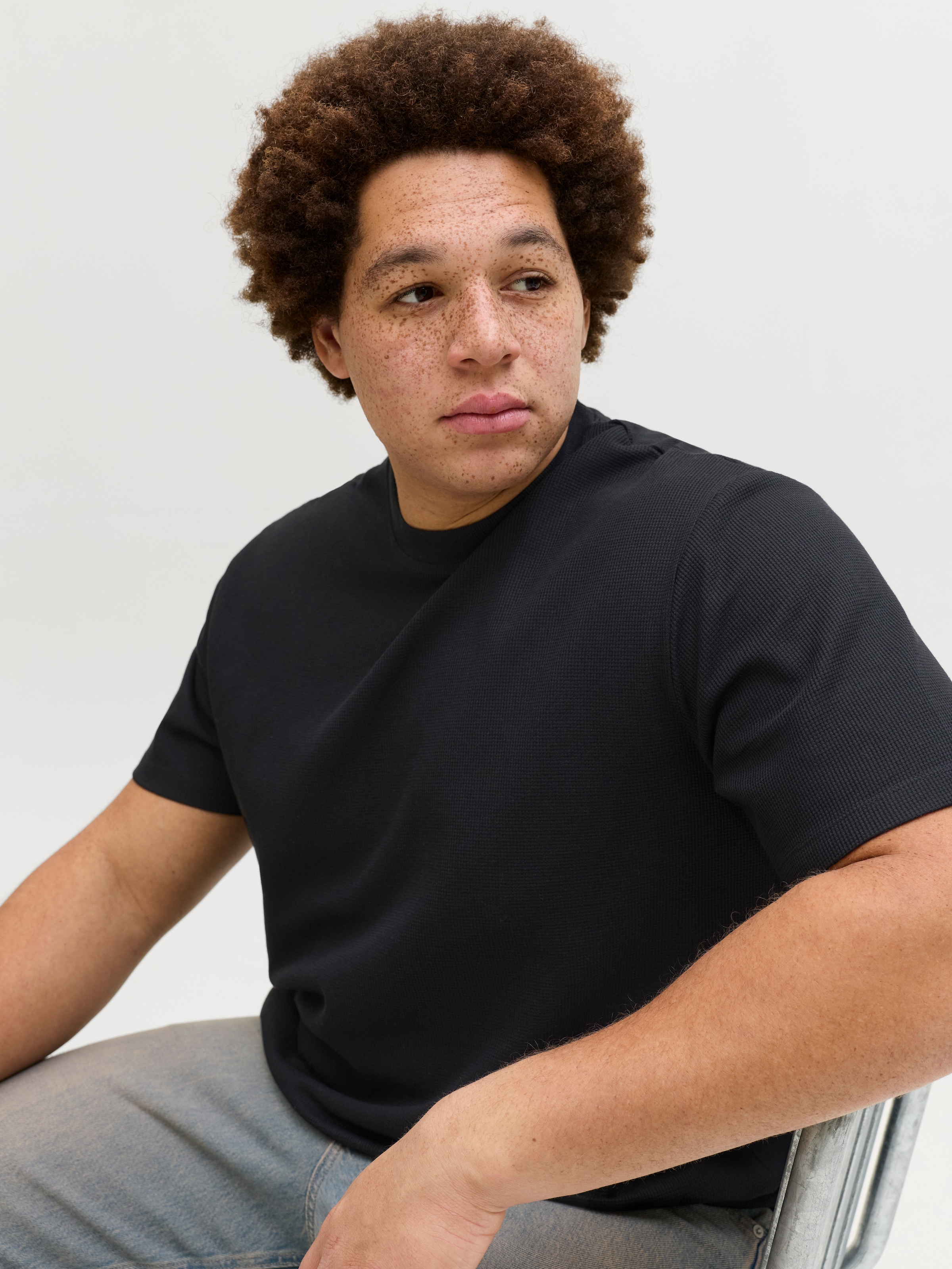 Jack & Jones PlusSize T-Shirt »JJEAUSTIN TEE SS NOOS PLS« mit Rundhalsausschnitt