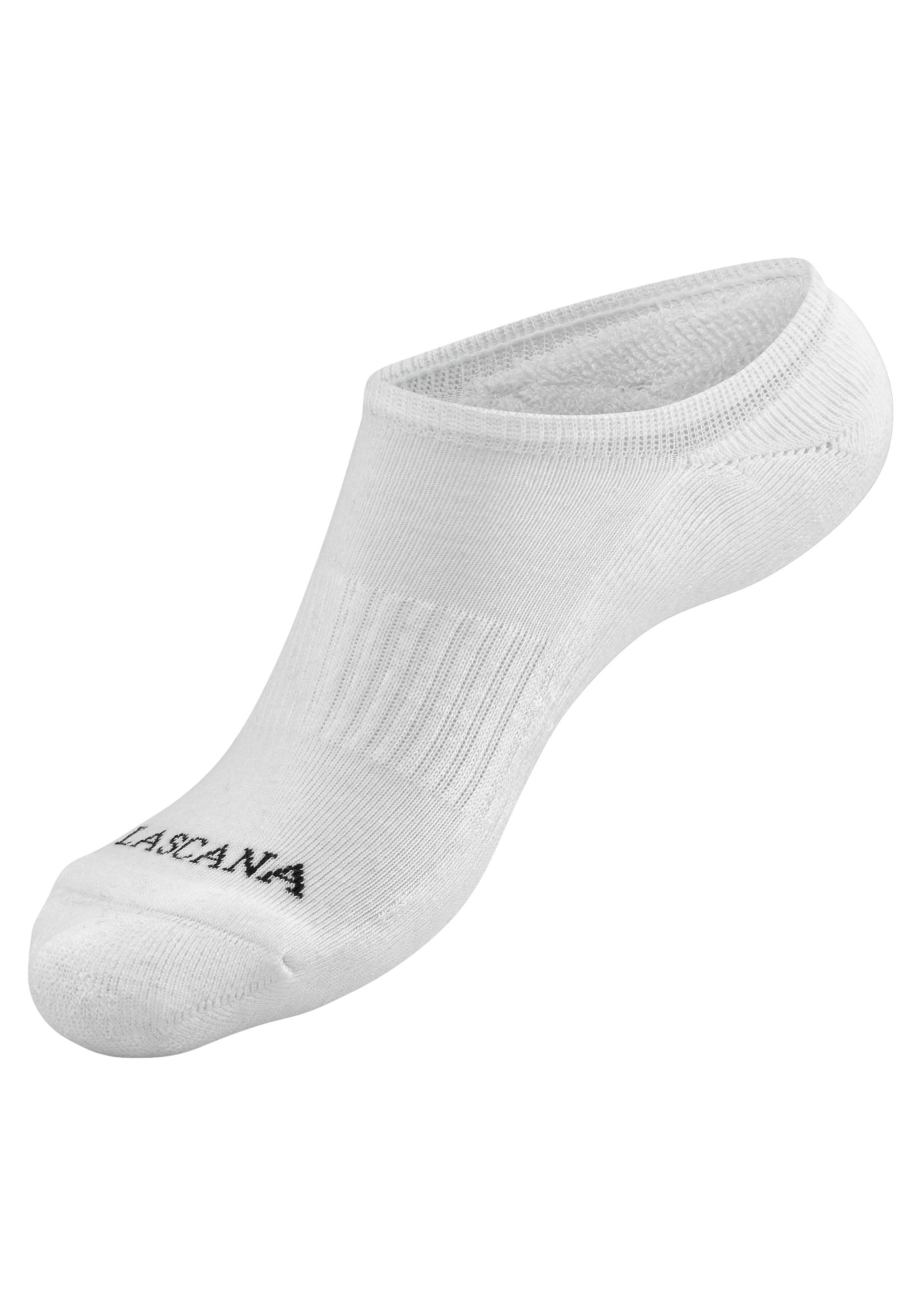 LASCANA ACTIVE Sneakersocken, (Set, 7 Paar), mit Fussfrottee