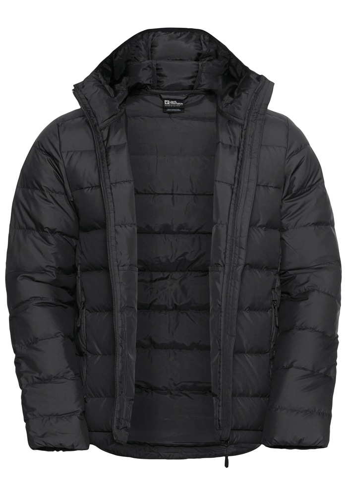 Jack Wolfskin Daunenjacke »ATHER DOWN HOODY M RDS«, mit Kapuze