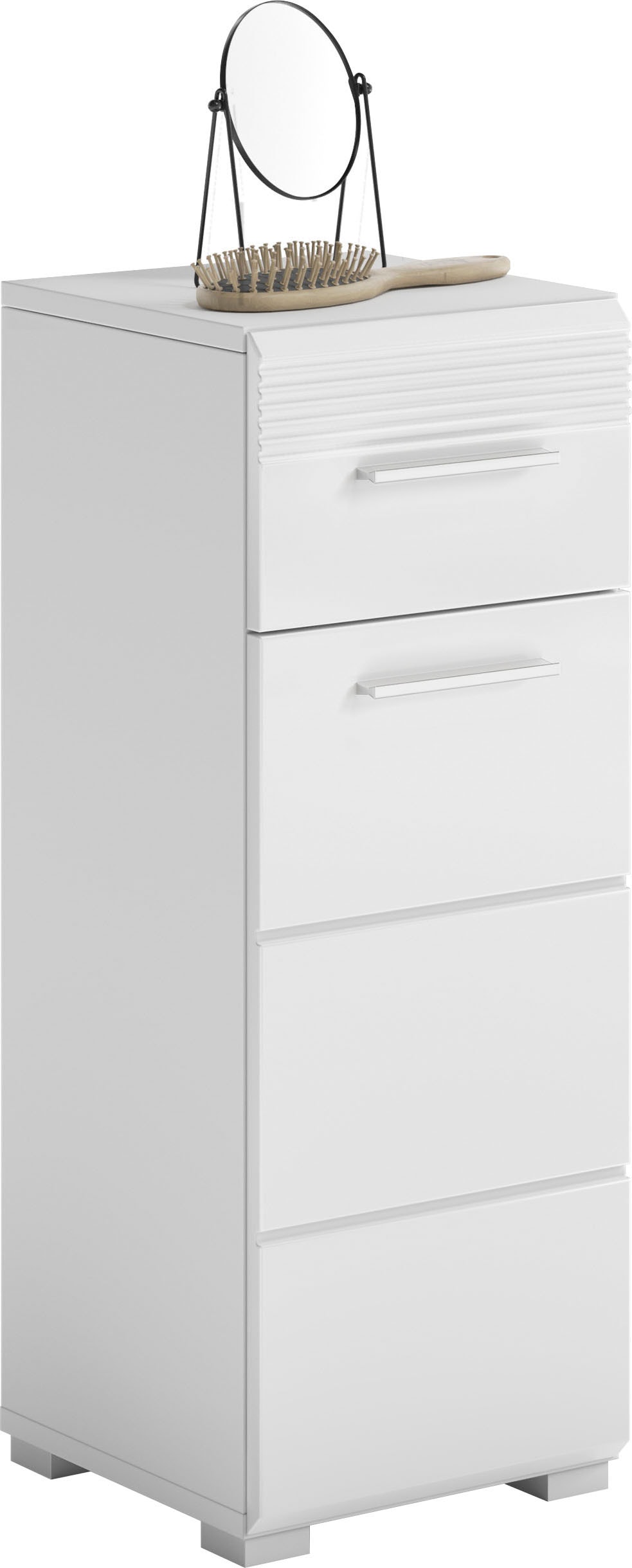 Image of Home affaire Unterschrank "Malmö, Breite 30 cm, 1 Tür (Türanschlag wechselbar), 1 Schubkasten" in verschiedenen Farben erhältlich, Badmöbel, Badschrank, Kommode, Bad