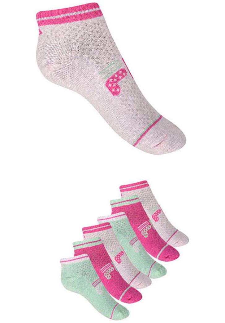 Image of Fila Freizeitsocken "JUNIOR GIRL INVISIBLE SOCKS" 6 Paar tlg. mit elastischem Bündchen