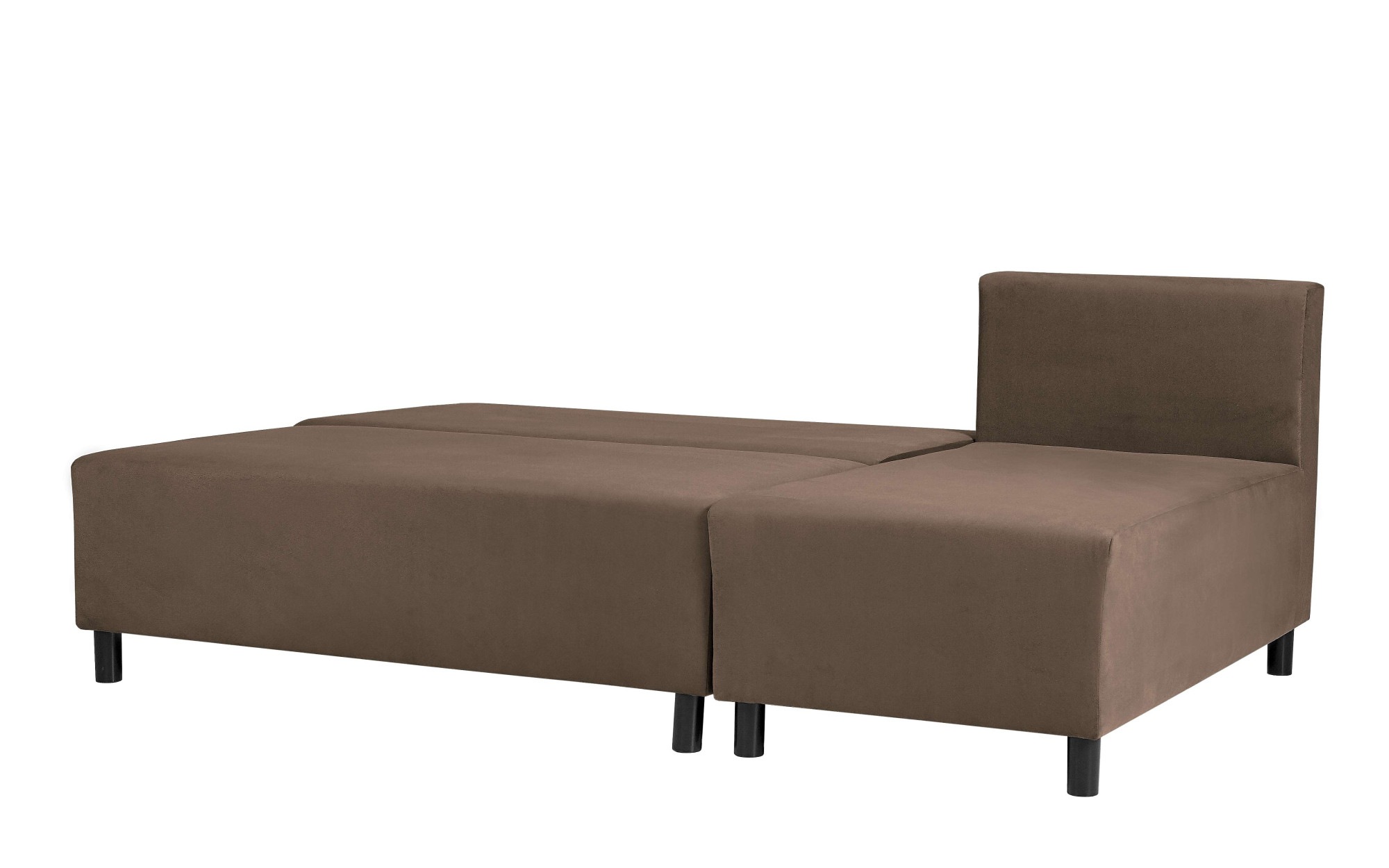 INOSIGN Ecksofa »IWALANI, Schlafsofa mit Bettkasten, Recamiere beidseitig montierbar«, L-Form, B/T/H 199/135/83 cm, Struktur weich & Velvet