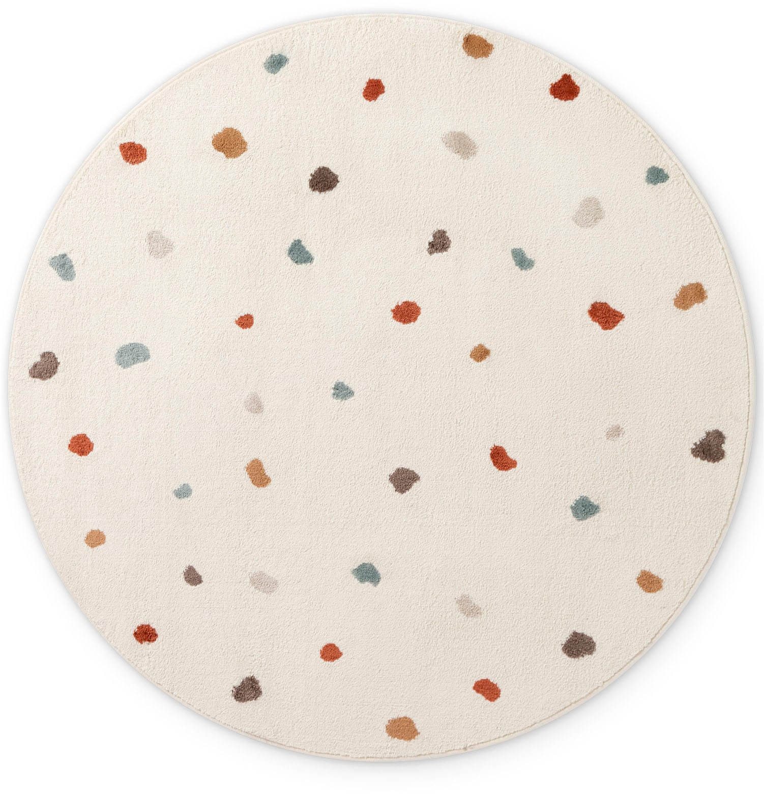 HANSE Home Kinderteppich »Funny Dots« rechteckig 8 mm Höhe Spielteppich, Kinderzimmer, Kurzflor, Spielunterlage, auch in rund