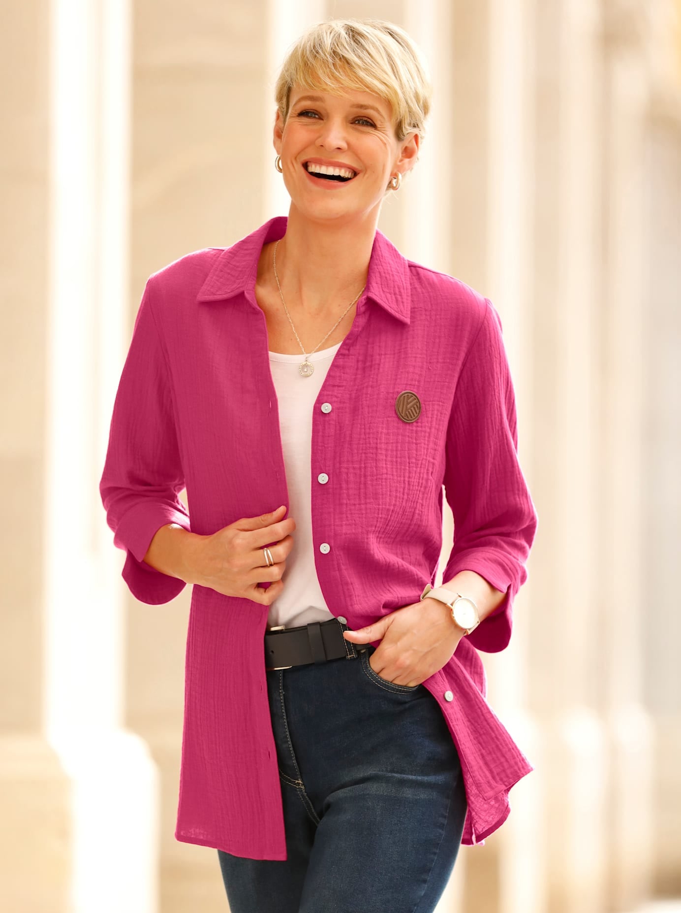 Classic Basics Longbluse