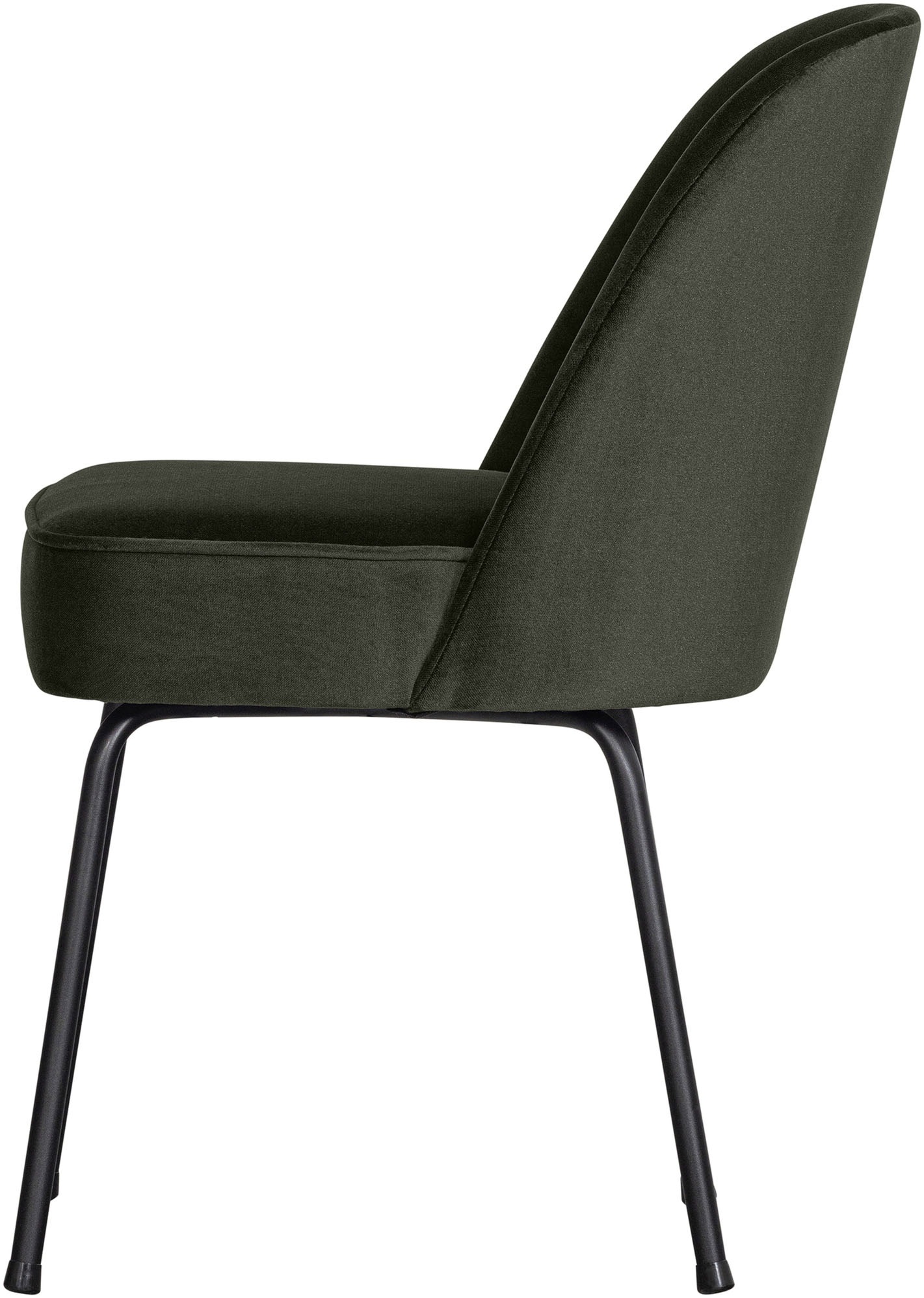 WOOOD Chaise de salle à manger »Vogue mit bezug und 3D-Muster, B 50 x T 57 x H 83 cm (2er-Set)« (Ensemble) 2 cuisFauteuil rembourré, piètement métal 4 pieds, largeur 50 cm
