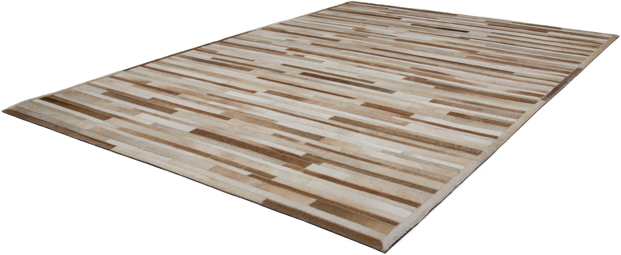 calo-deluxe Fellteppich »Dakota 1120«, rechteckig, 8 mm Höhe, echtes Rinderfell, Wohnzimmer