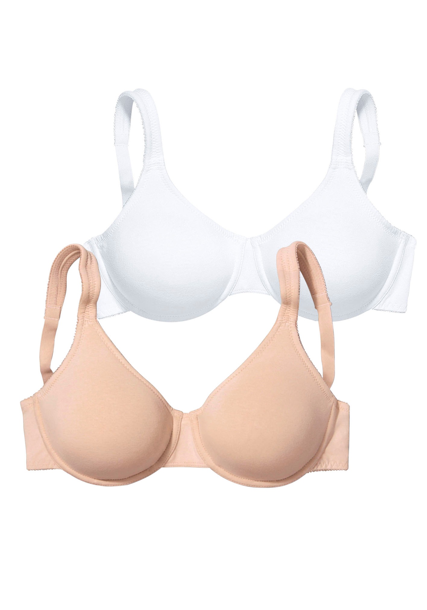 Image of petite fleur Minimizer-BH Packung, 2 Stück, Bügel, Baumwoll-Qualität, – ideal für grosse Grössen
