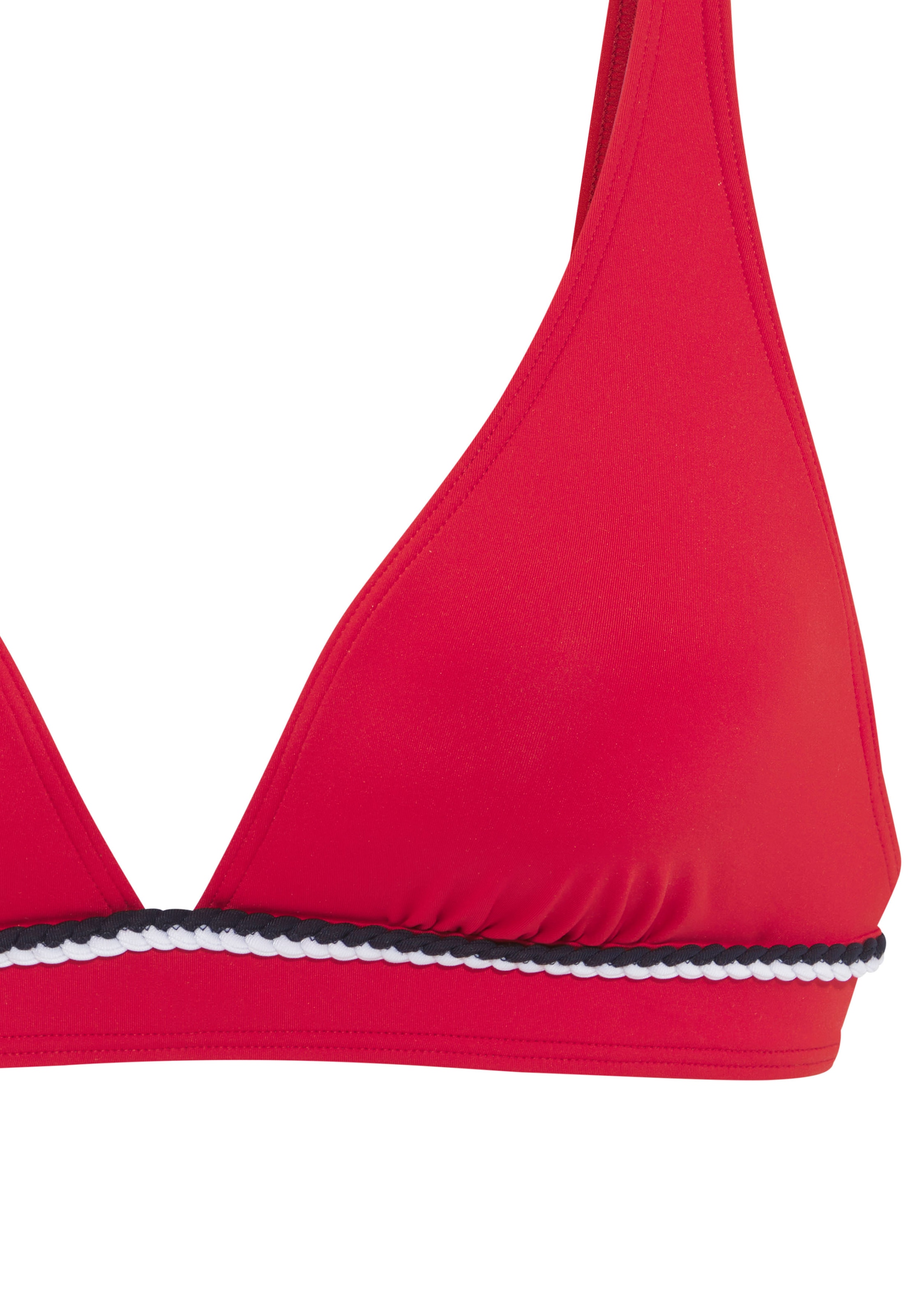 s.Oliver Triangel-Bikini-Top »Junis«, mit geflochtener Kordel