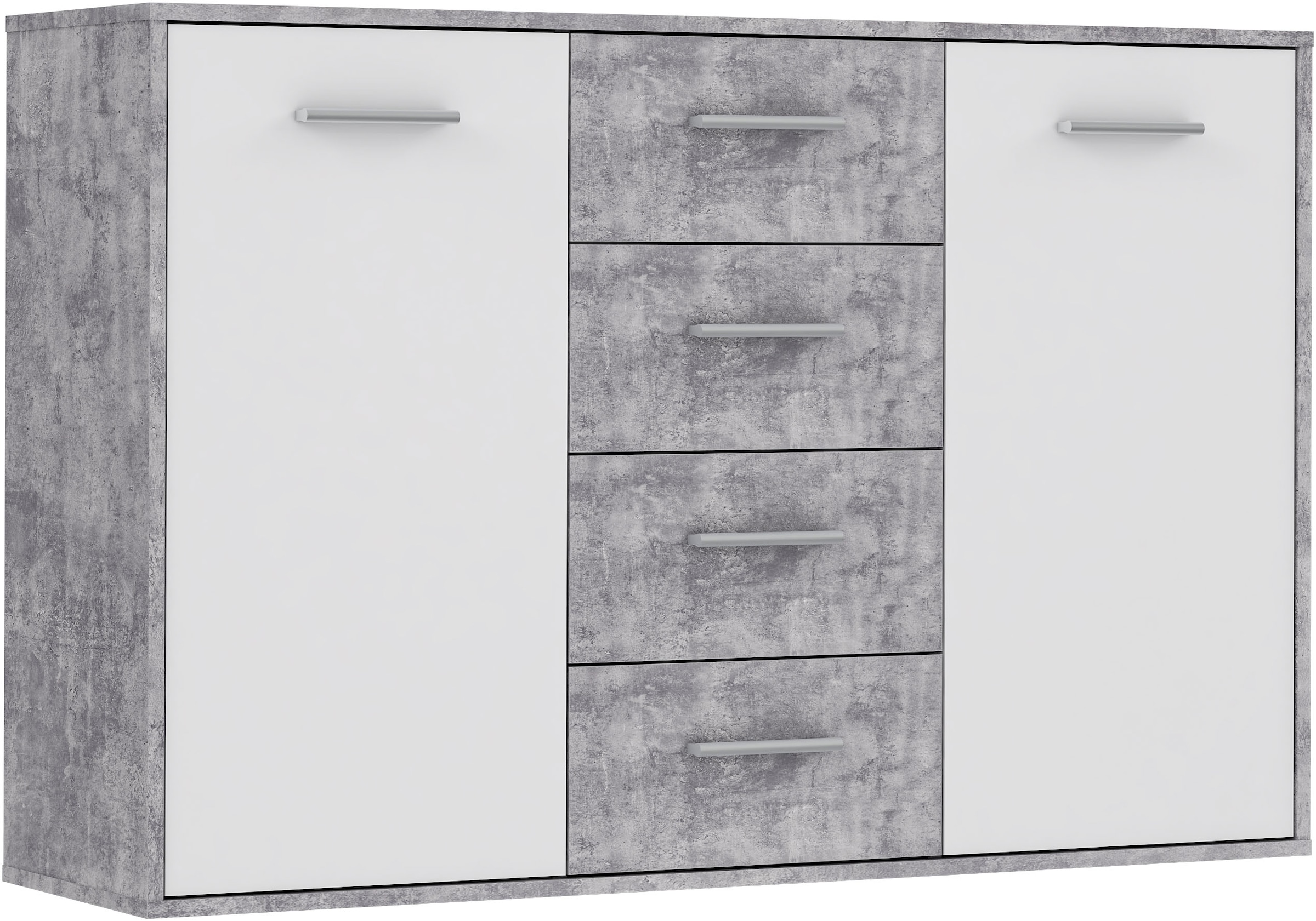Image of FORTE Sideboard "Sideboard, verschiedene Dekore, Schubkästen" B/H/T 122,6/81,7/34,2 cm, Stauraum