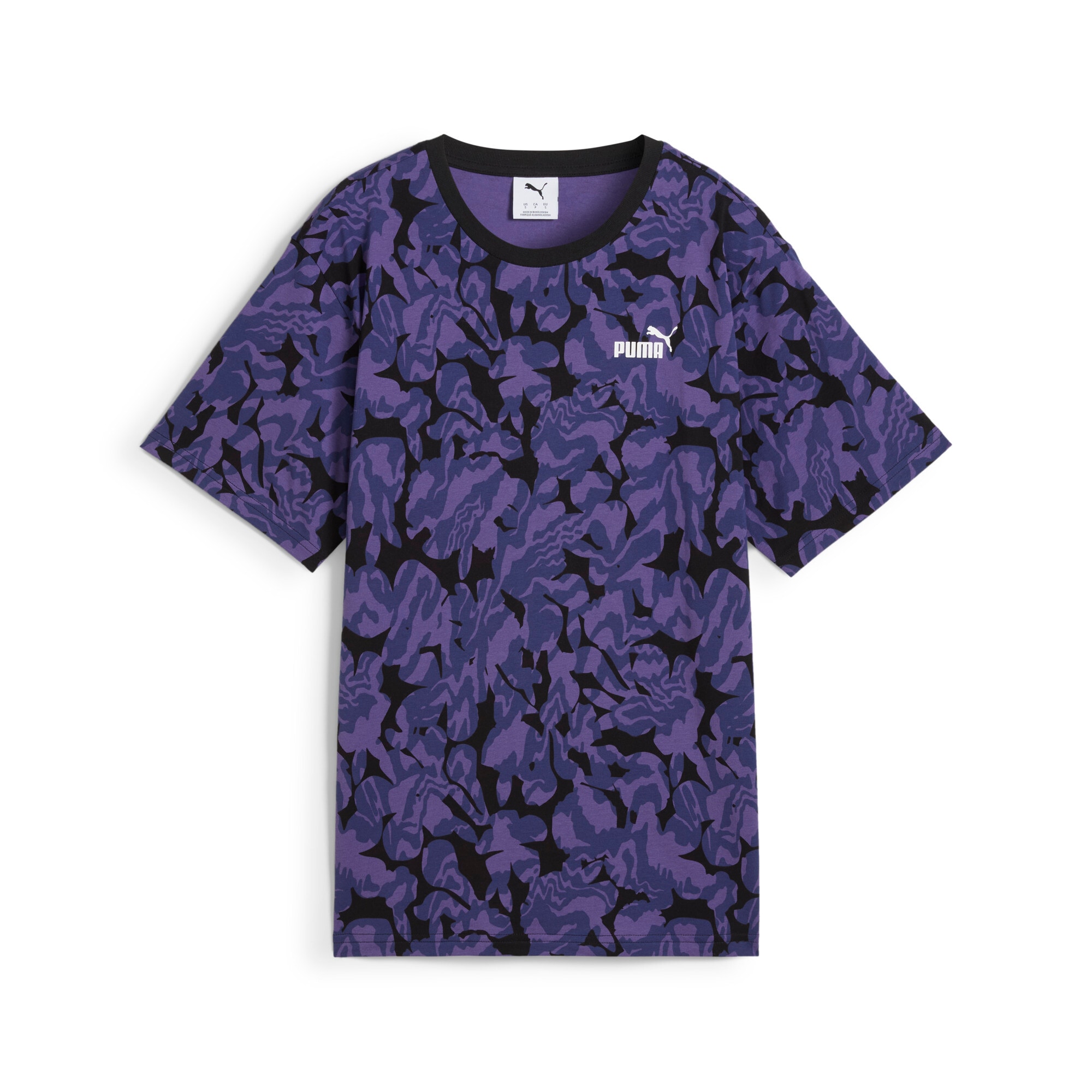 PUMA T-Shirt »ESS NATURE 2.0 RELAXED AOP TEE«