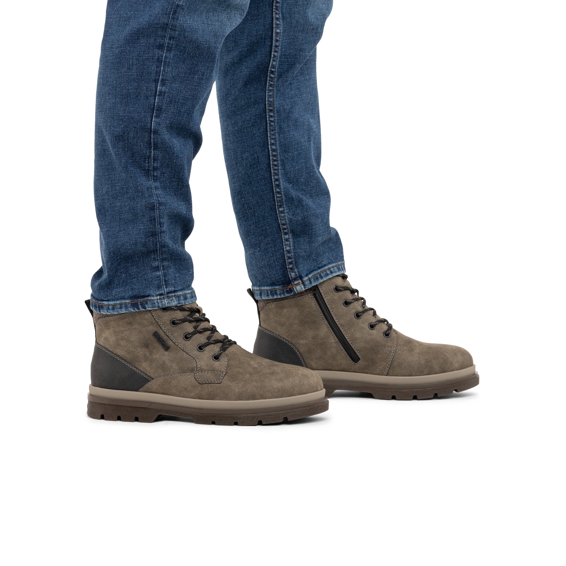 Rieker Winterstiefelette  Winterboots, Schnürboots mit Innenreissverschluss und RiekerTex