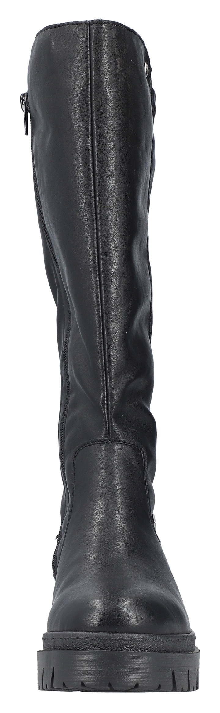 Rieker Winterstiefel  Langschaftstiefel, Plateaustiefel mit Stretch am Schaft, TEX-Membrane