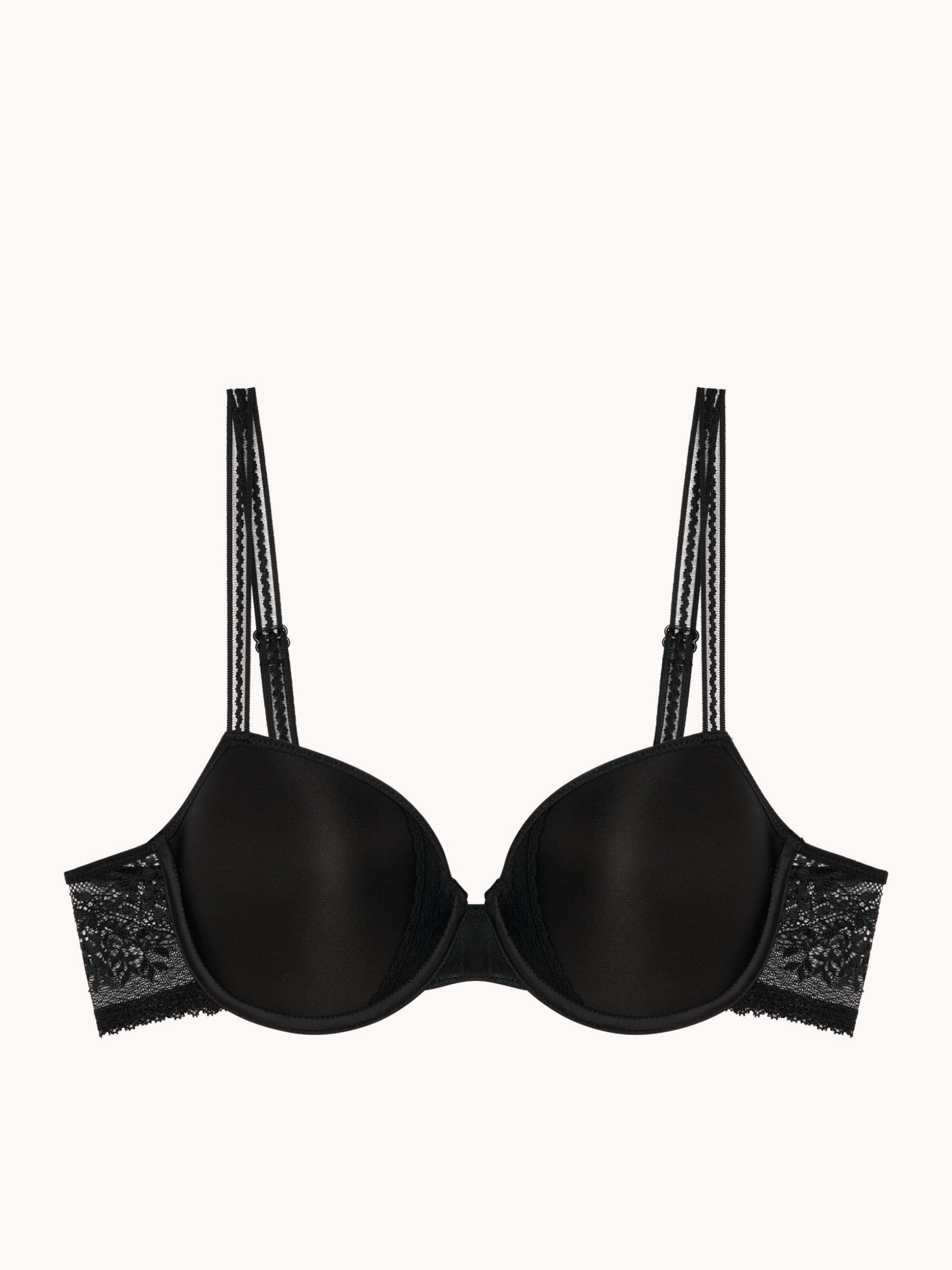 PASSIONATA Soutien-gorge invisible »MADDIE« florale Spitze, gestreifter Tüll, Memory-Cups