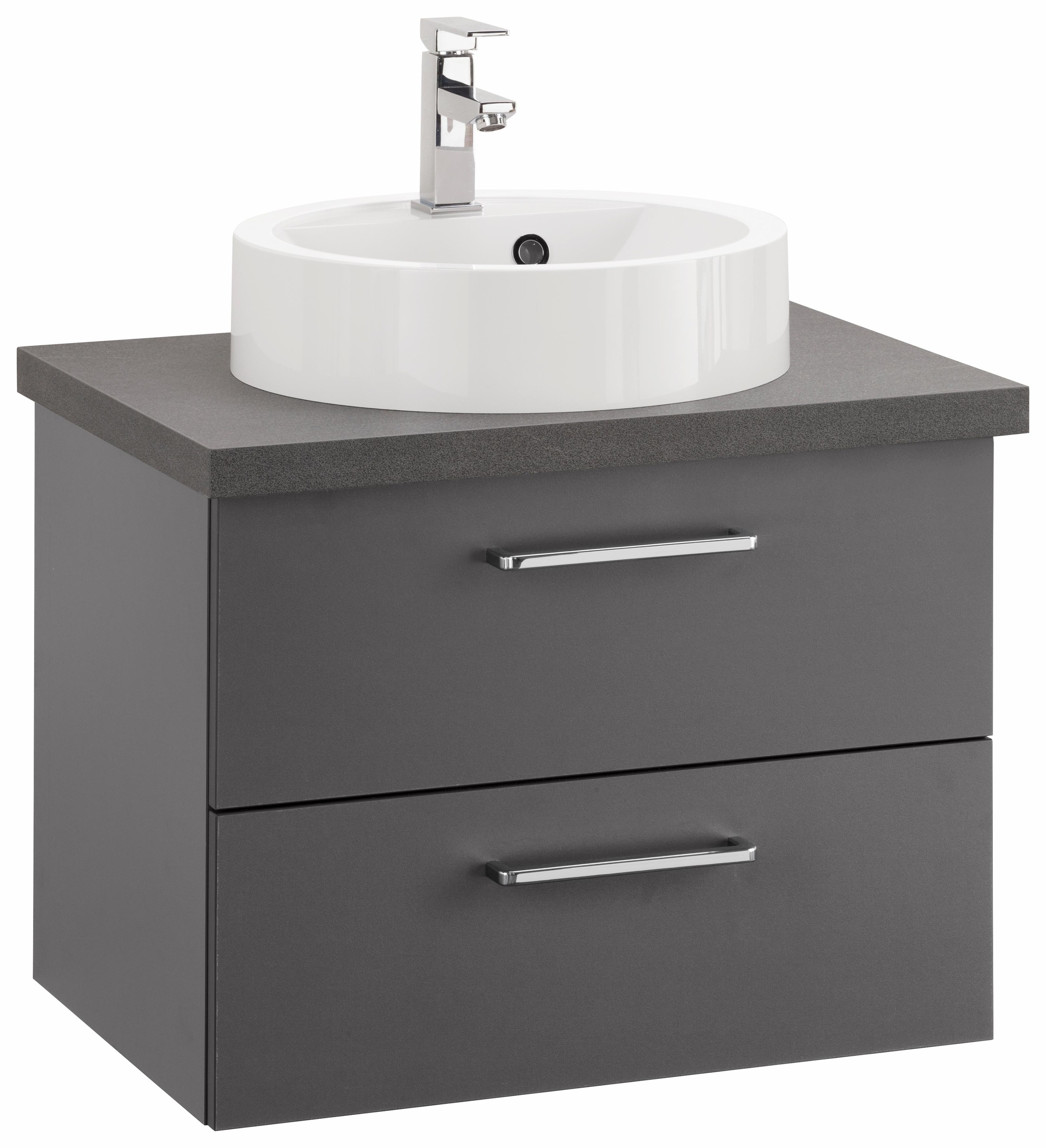 Image of OPTIFIT Waschtisch »Doha«, mit Soft-Close-Funktion, Aufsatzbecken rund, Breite 65 cm bei Ackermann Versand Schweiz