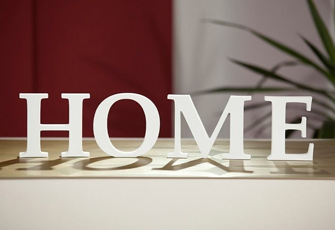 Dekoobjekt »3D Home«, Hartschaum Dekobuchstaben modern