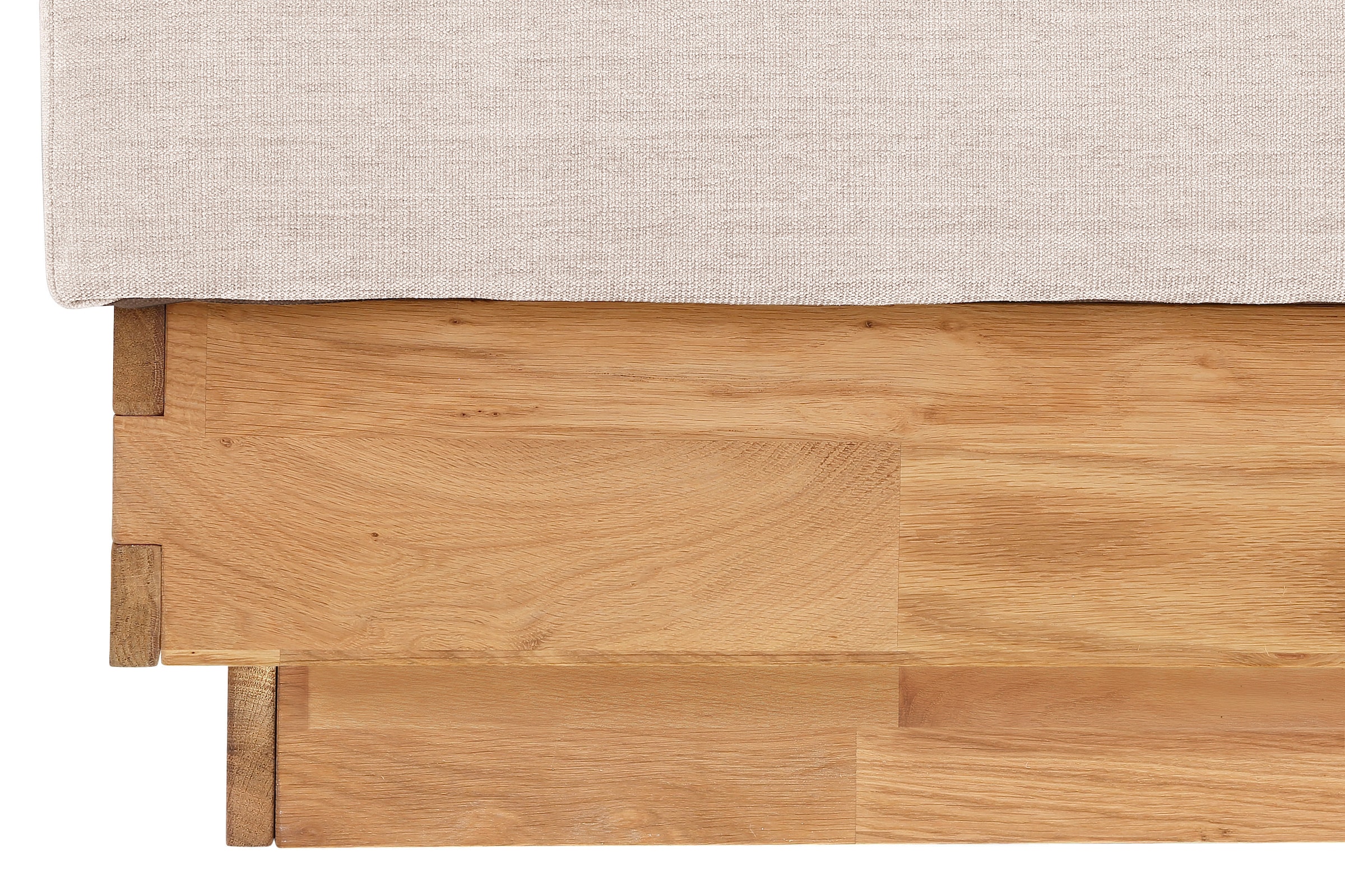 GOODproduct Boxspringbett »Jenna«, ohne LED-Beleuchtung, mit zertifizierten, recycelten Bezugsstoffen