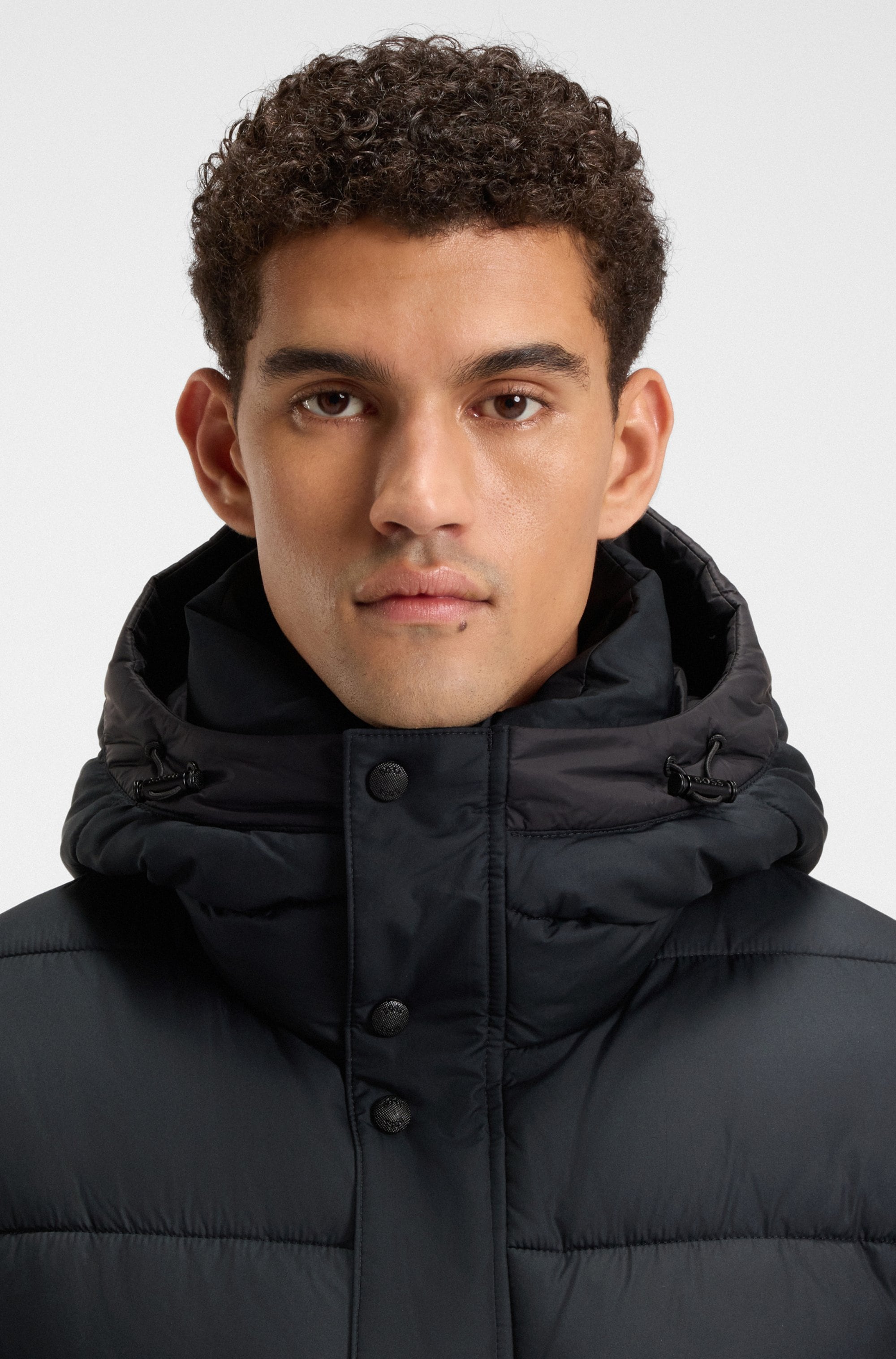 BOSS ORANGE Veste matelassée »Omaris« mit Kapuze mit Reissverschlusstaschen