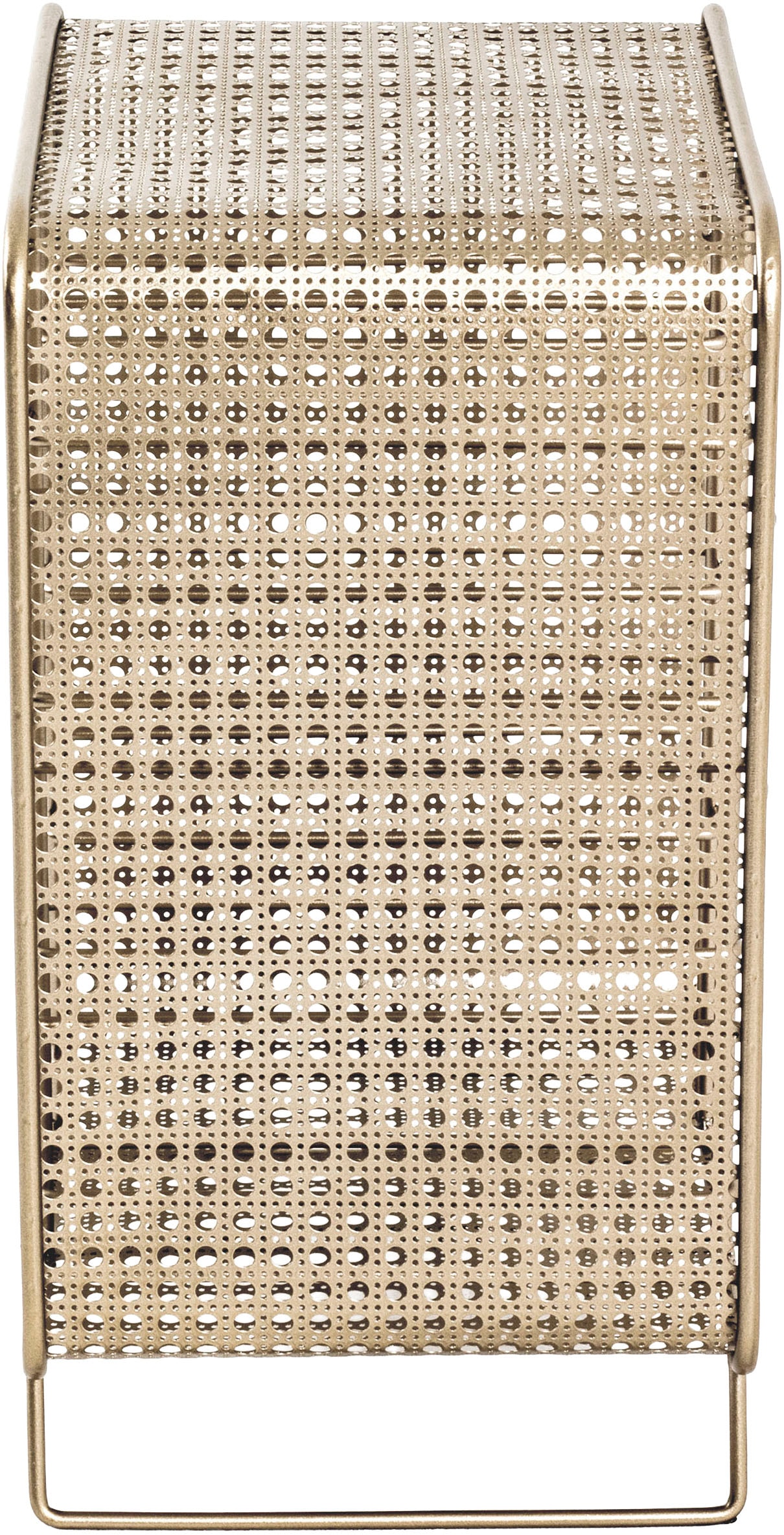 HAKU Étagère à bouteilles »22216« rectangulaire - en métal doré - L/P/H 30/24/46 cm