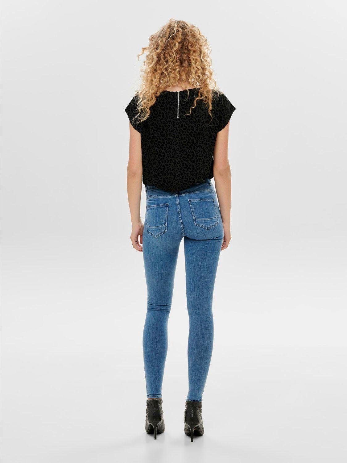 ONLY Skinny-fit-Jeans »ONLPOWER MID SK PUSH REA2981 NOOS«, mit Push-up-Effekt