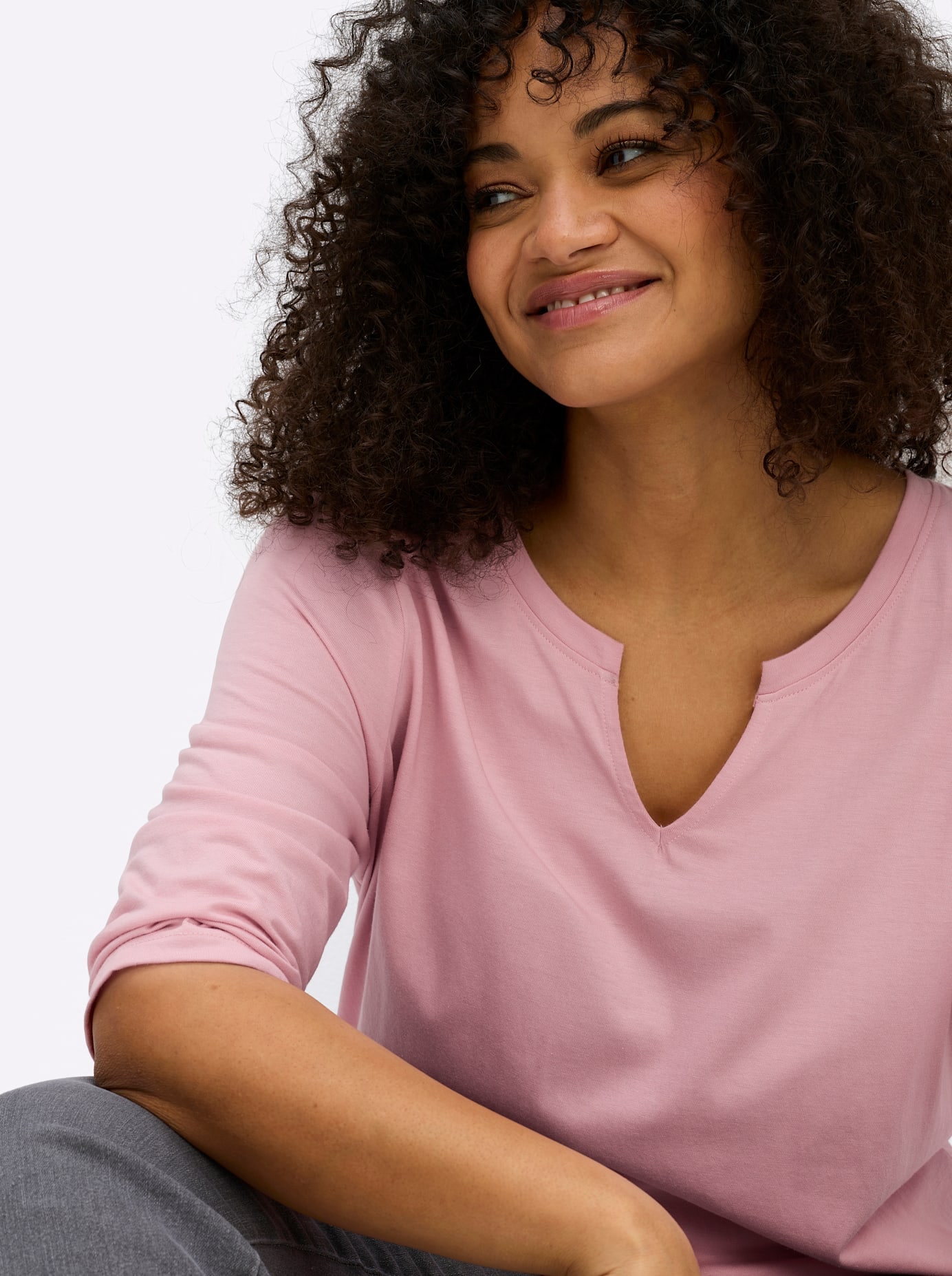 Sheego T-shirt à manches 3/4 »3/4-Arm-Shirt« 1 pièces