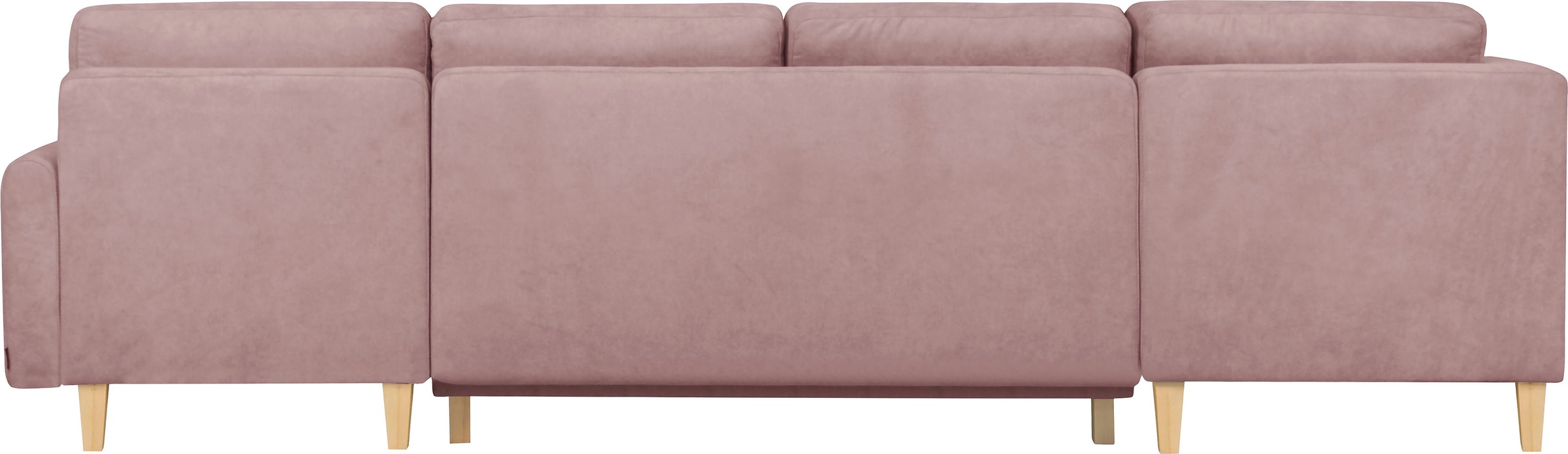 Home affaire Wohnlandschaft »TRIPLO U-Form wahlweise mit Schlaffunktion, B/T/H: 310/192/90 cm«, Schlafsofa, auch mit Bettkasten, Steppung im Rückenkissen