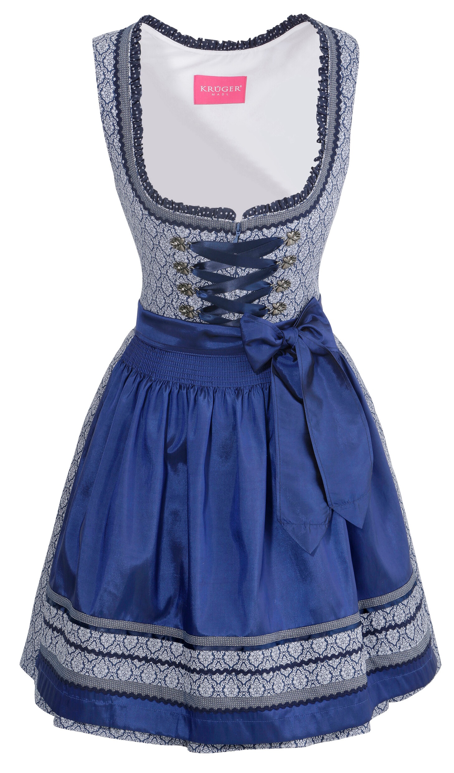 Image of Krüger Madl Dirndl, (2 tlg.), Damen, kurz im modischem Retro-Muster bei Ackermann Versand Schweiz