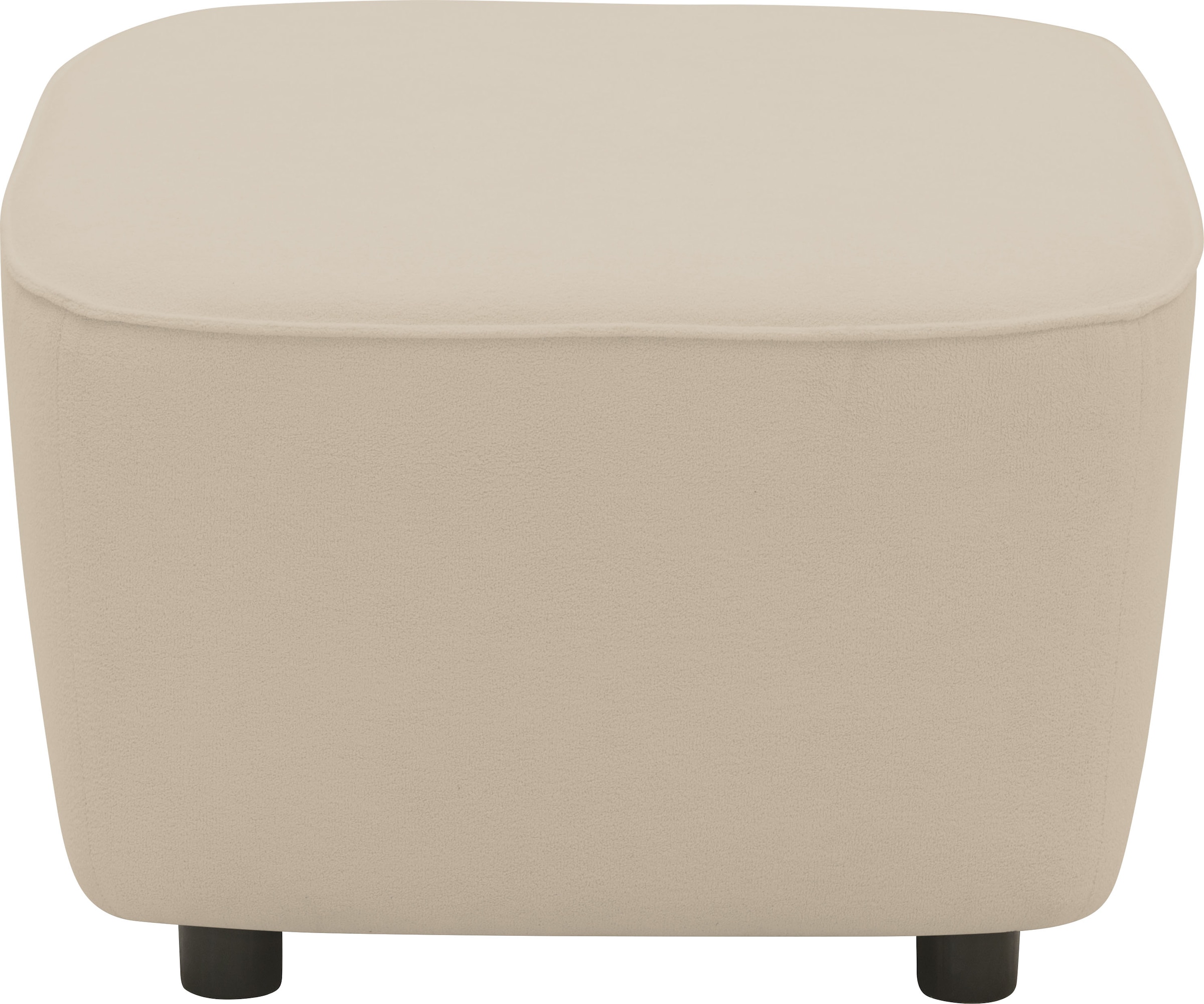 Home affaire Tabouret rembourré »HETTY,  passender Hocker zum Drehsessel HETTY,  56 x 60 x 40 cm,« 1 cuis tlg. mit schrägem Sitz