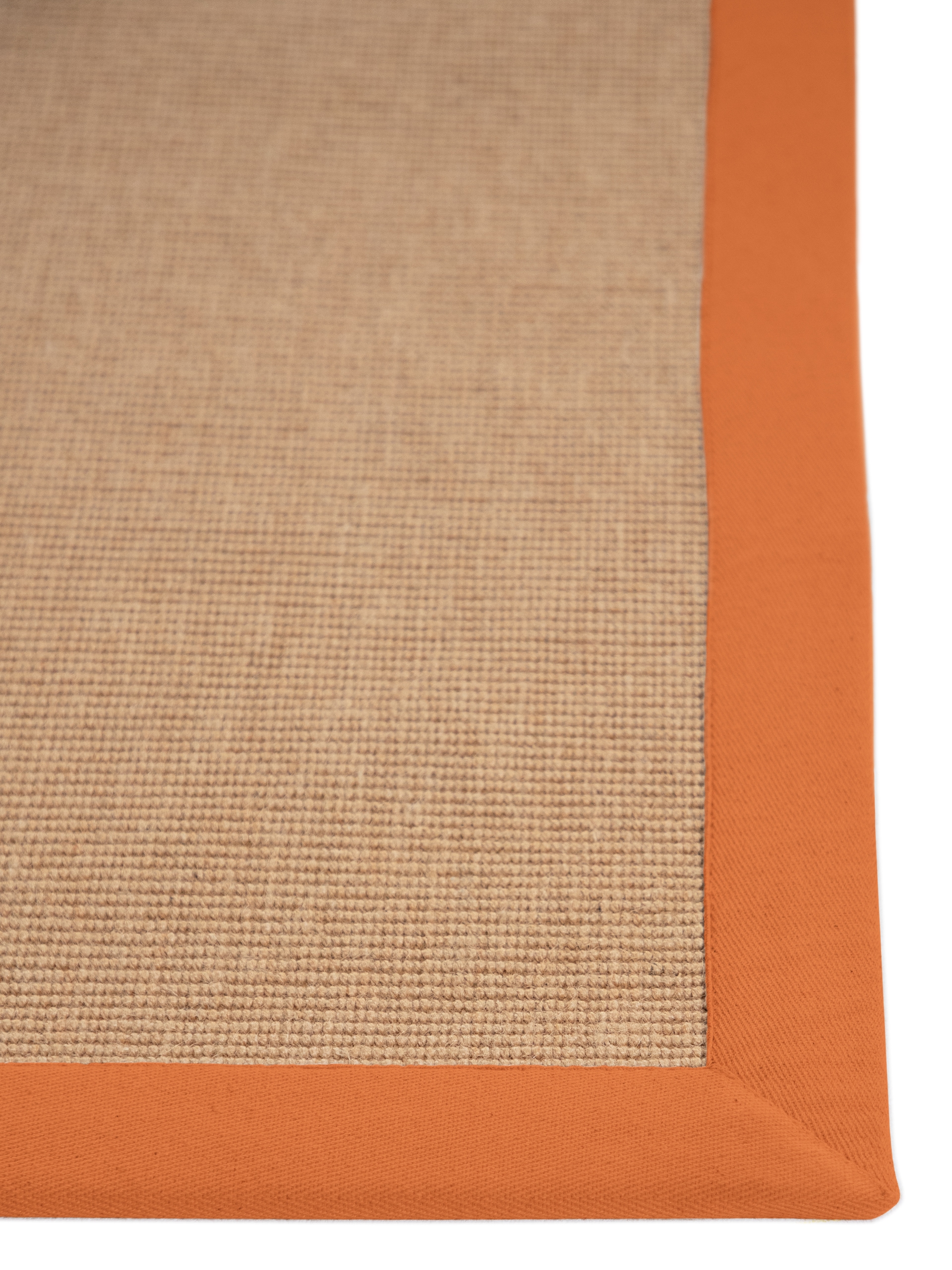 carpetfine Sisalteppich »Sisal«, rechteckig, 5 mm Höhe, mit farbiger Bordüre, Anti Rutsch Rückseite