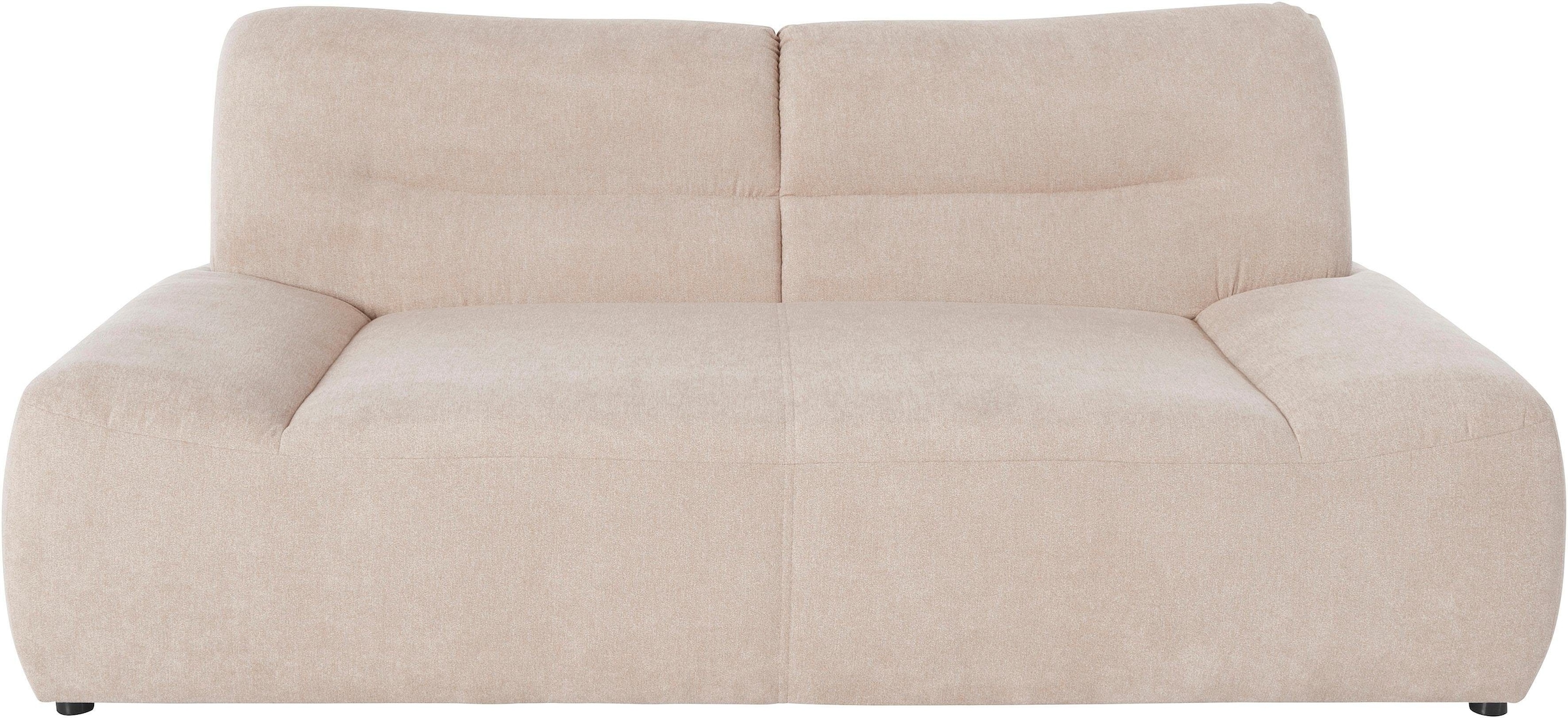 DOMO collection 2-Sitzer »Cesena modernes Sofa mit flachen Armlehnen, komfortabel«, fester Sitzkomfort, frei im Raum stellbar