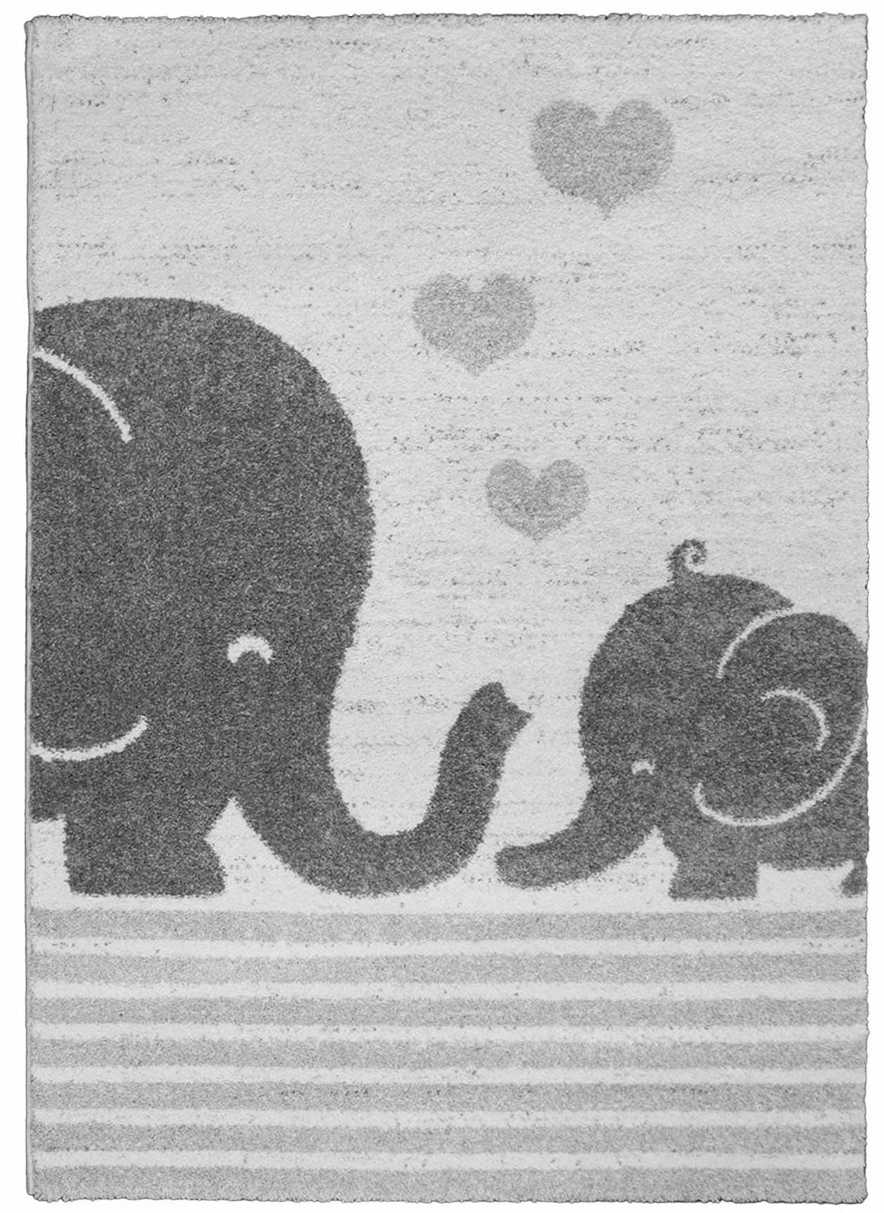 Kinderteppich »SOFT - Little Elephant«, rechteckig, Kurzflor, Motiv Elefanten,...