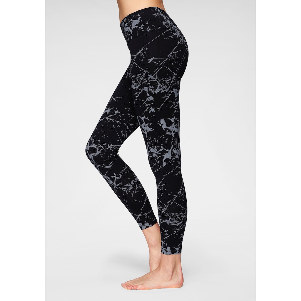 H.I.S Leggings, (2er-Pack), in bedruckt und uni, Loungewear