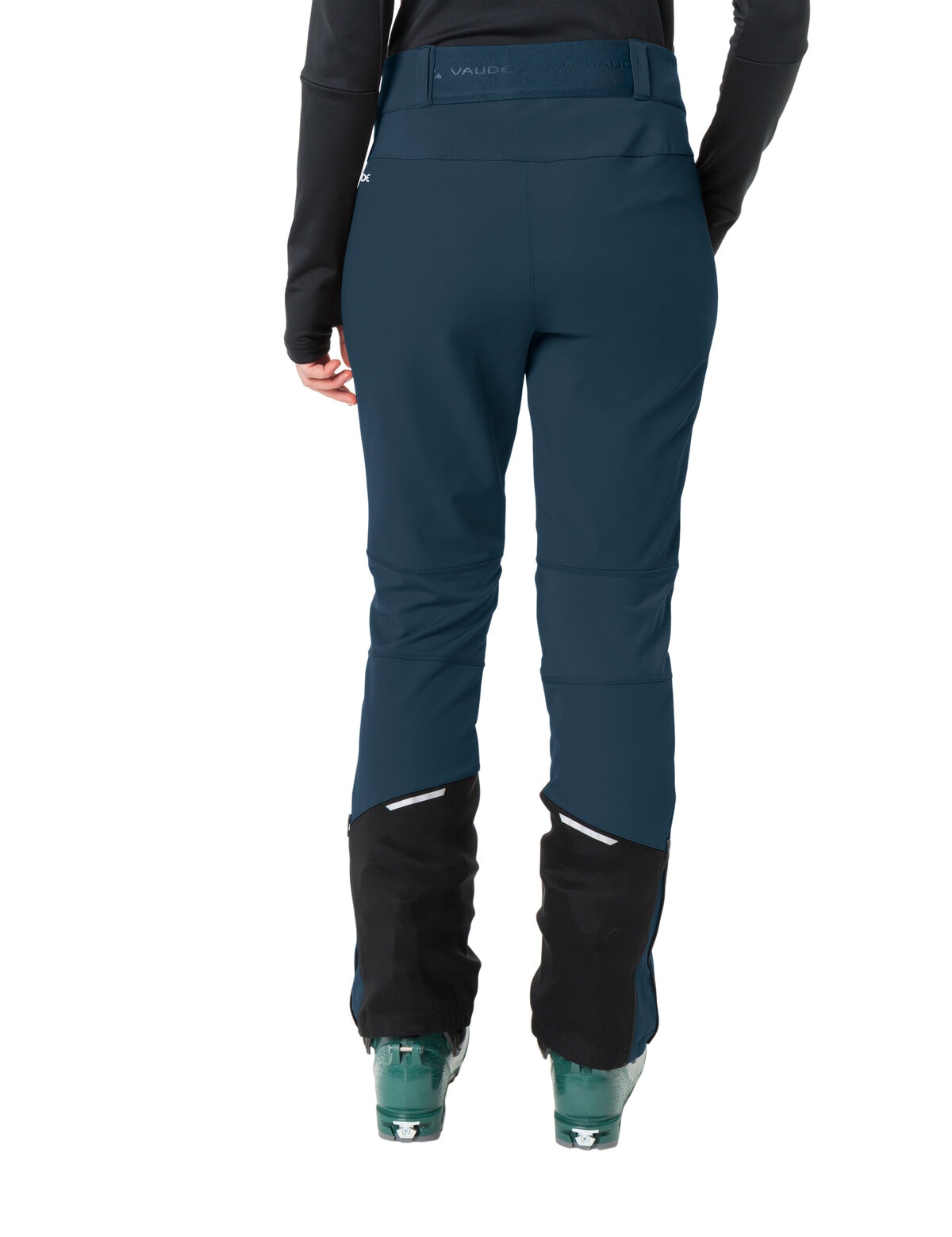 VAUDE Pantalon de plein air »Wo Larice Pants IV«  avec trois zones de matériau, tissu softshell coupe-vent
