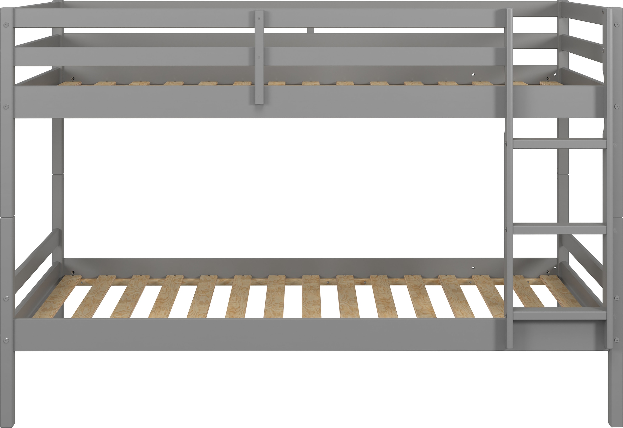 Lüttenhütt Lit superposé »Mora Bett Kinderbett Leiterbett Stockbett Holzbett Bestseller« 1 cuis tlg. Teilbares Etagenbett aus Massivholz - (B/T/H): 100/208/140 cm Hochbett