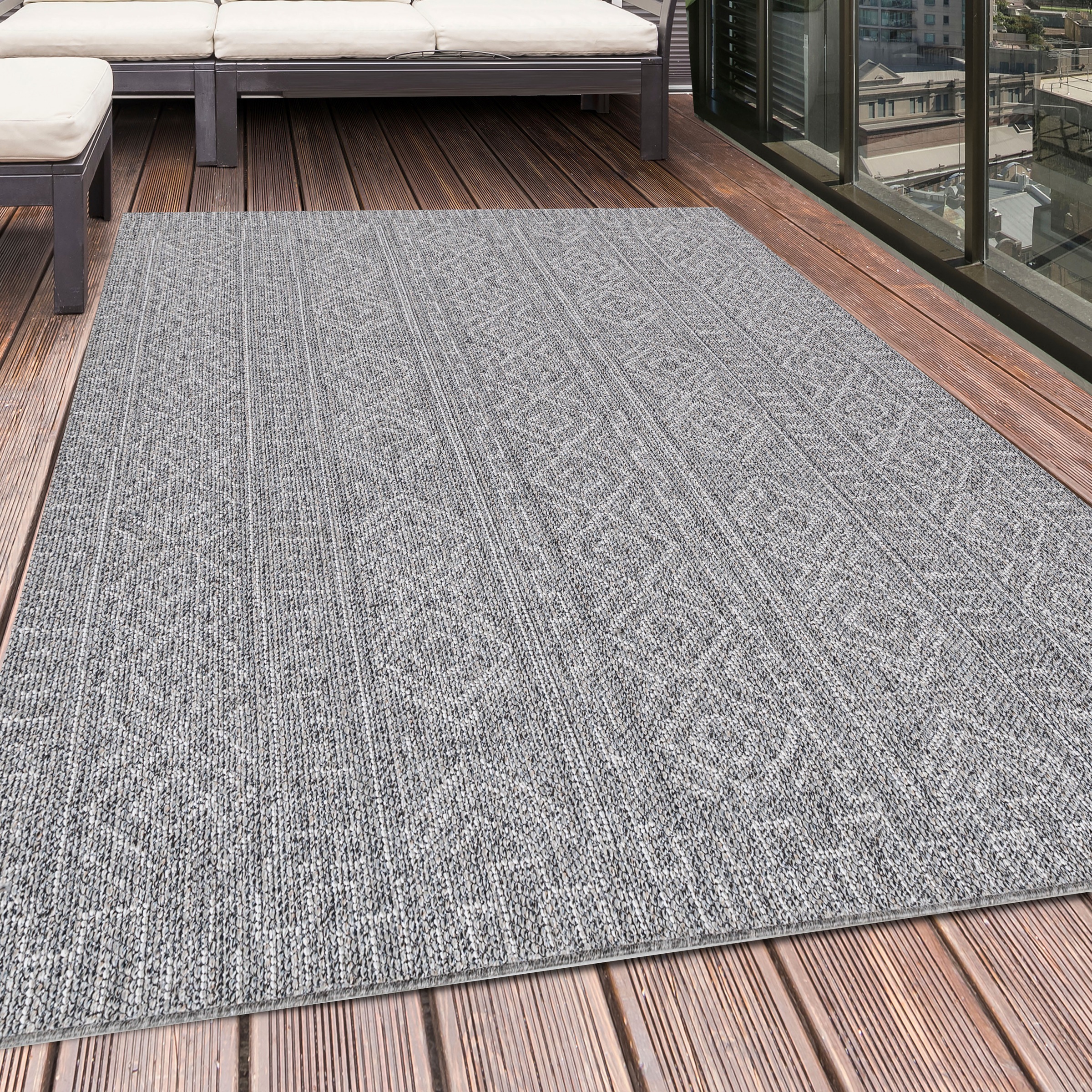 Image of Timbers Läufer »Stockton«, rechteckig, 6 mm Höhe, In- und Outdoor geeignet, Flachgewebe, Sisal-Optik, Wohnzimmer, Terrasse, Balkon bei Ackermann Versand Schweiz