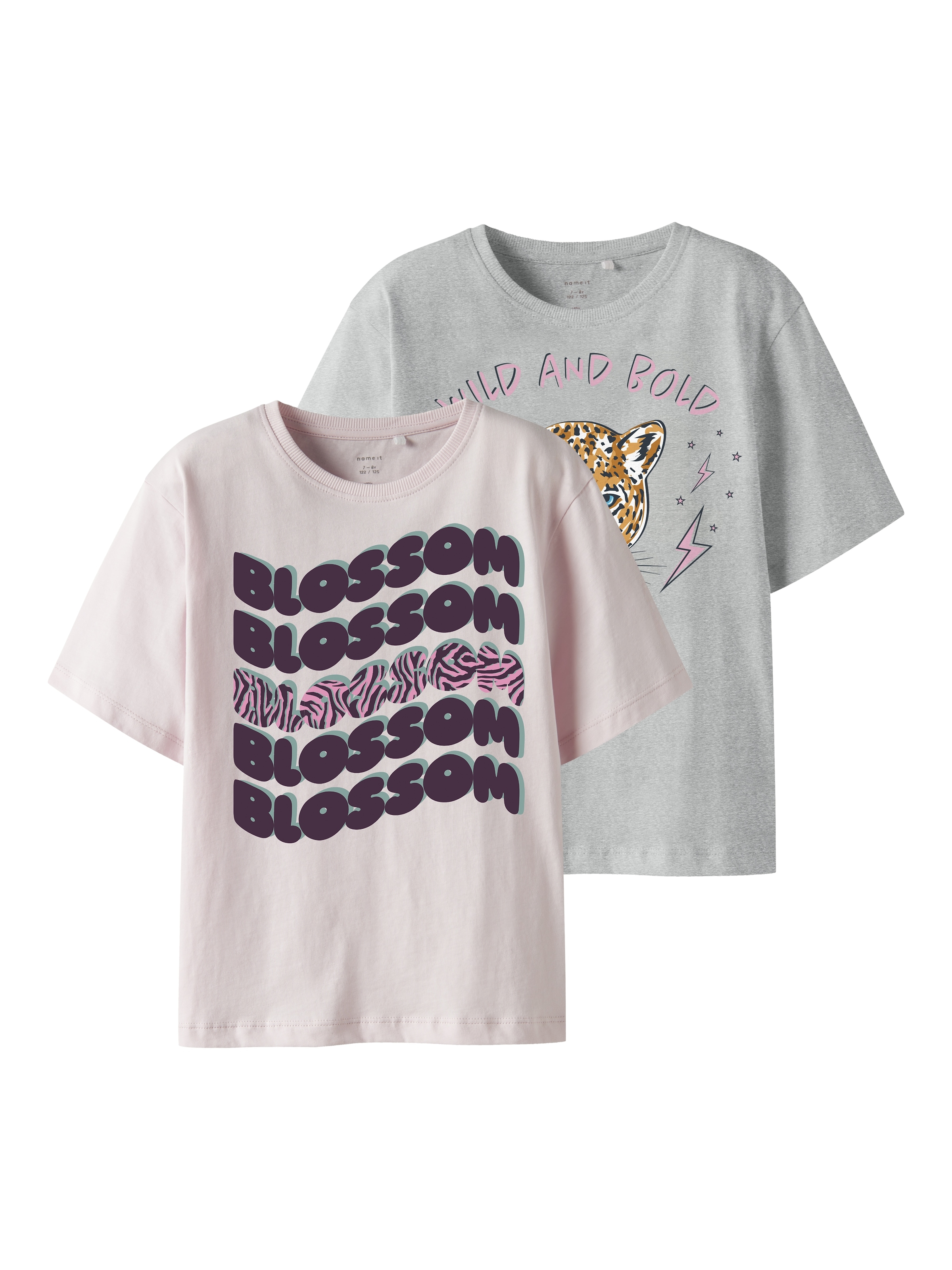 Name It T-Shirt »NKFBENNA 2P SS NREG TOP BOX PB« Packung, 2 tlg.