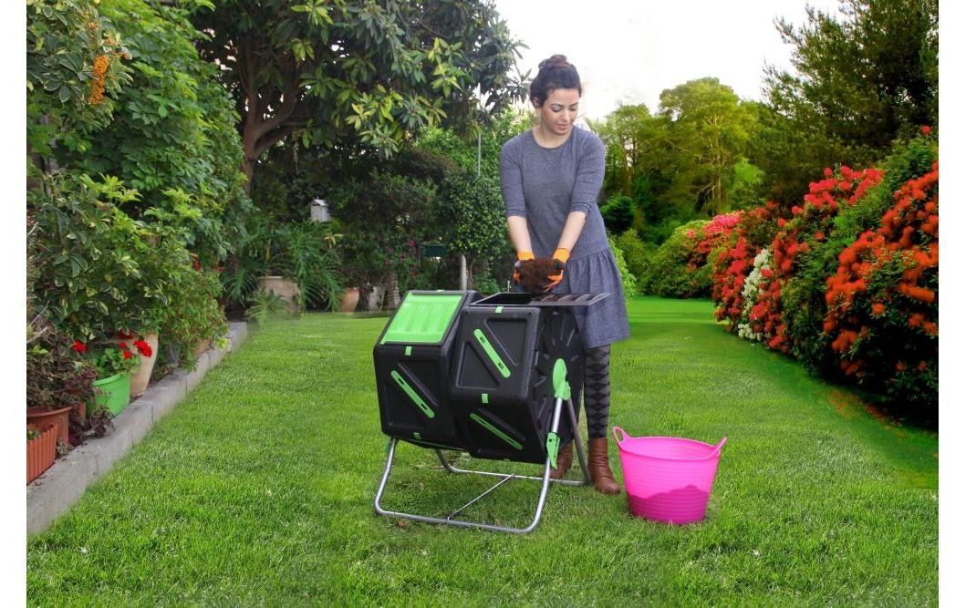   Komposter »Plastia Taumelnder Duo 70 l«