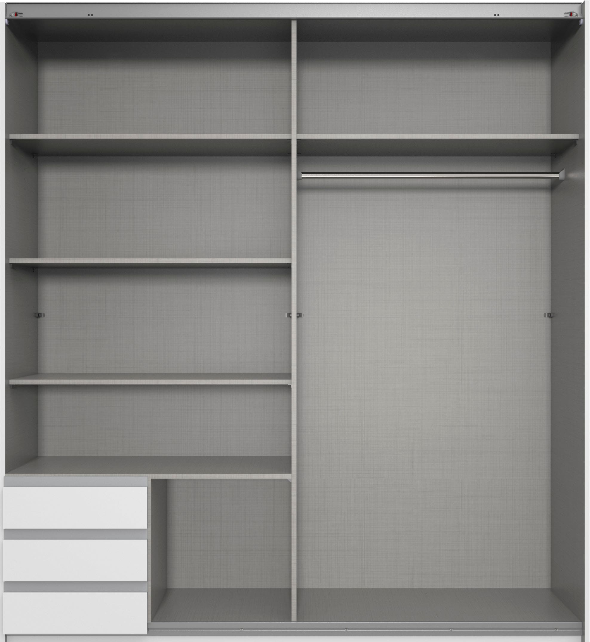 Wimex Armoire à portes coulissantes »Emden« Mit Aussenschubkästen