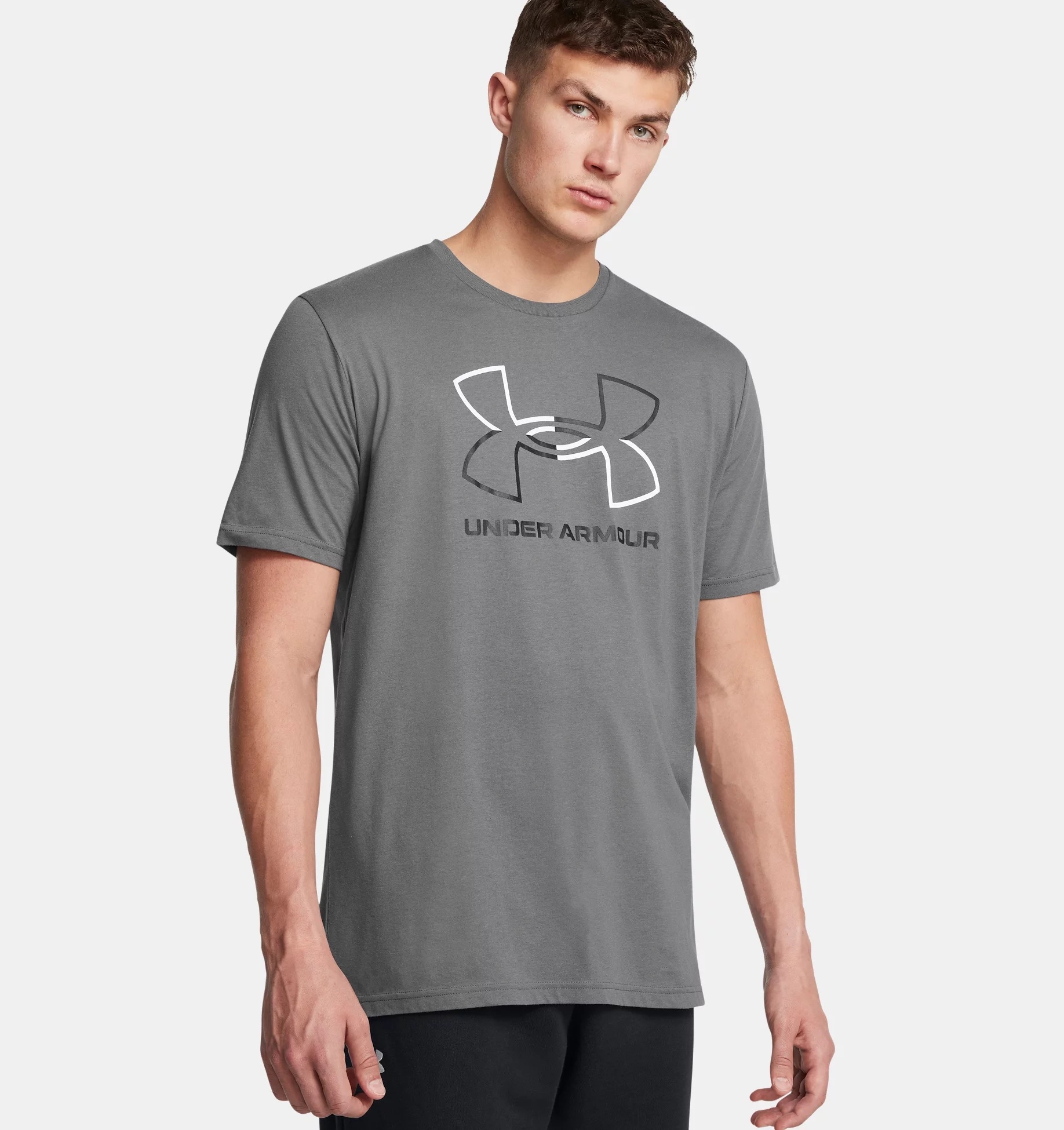 Image of Under Armour T-Shirt "UA GL FOUNDATION UPDATE SS" gerade Passform, kurze Ärmel, mit Logodruck, pflegeleicht
