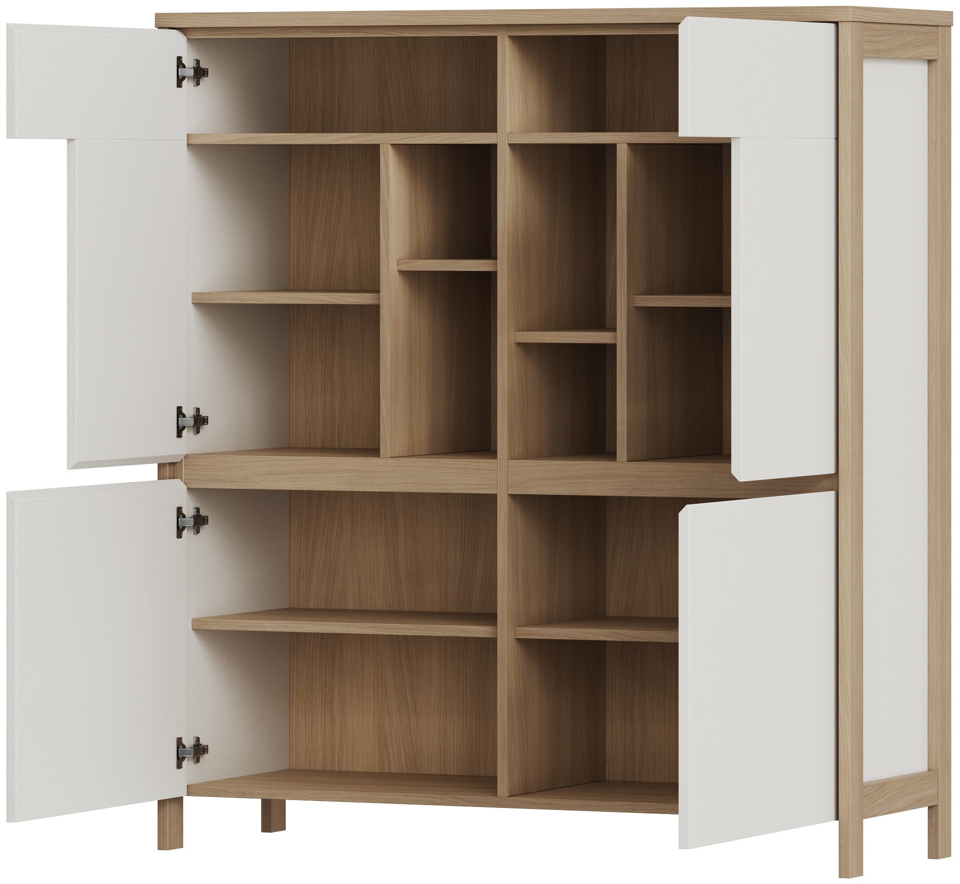 Home affaire Buffet haut »Stranda, moderner Schrank, Stauraumelement im Scandic-Style« elegante Rahmenoptik, ausreichend Stauraum, vielseitig einsetzbar