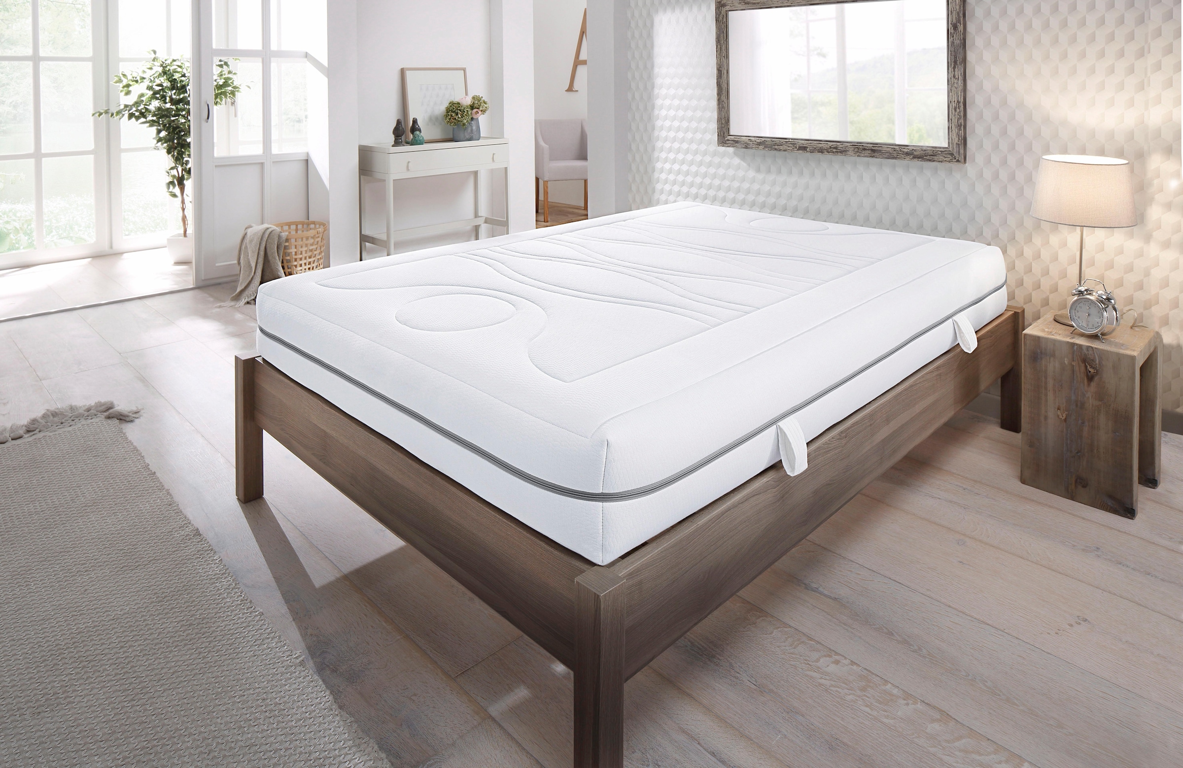 Breckle Northeim Taschenfederkernmatratze »TFK First Quality Matratze, Matratze in 90x200 cm und weiteren Grössen«, 24 cm hoch, Raumgewicht: 28 kg/m³, 1000 Federn, (1 St.), Matratze in diversen Grössen und Härtegraden erhältlich