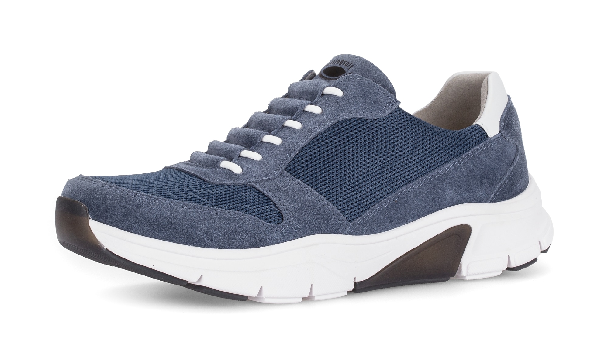 Image of Gabor Slip-On Sneaker, Freizeitschuh, Slipper mit Kontrastbesatz an der Ferse, G-Weite
