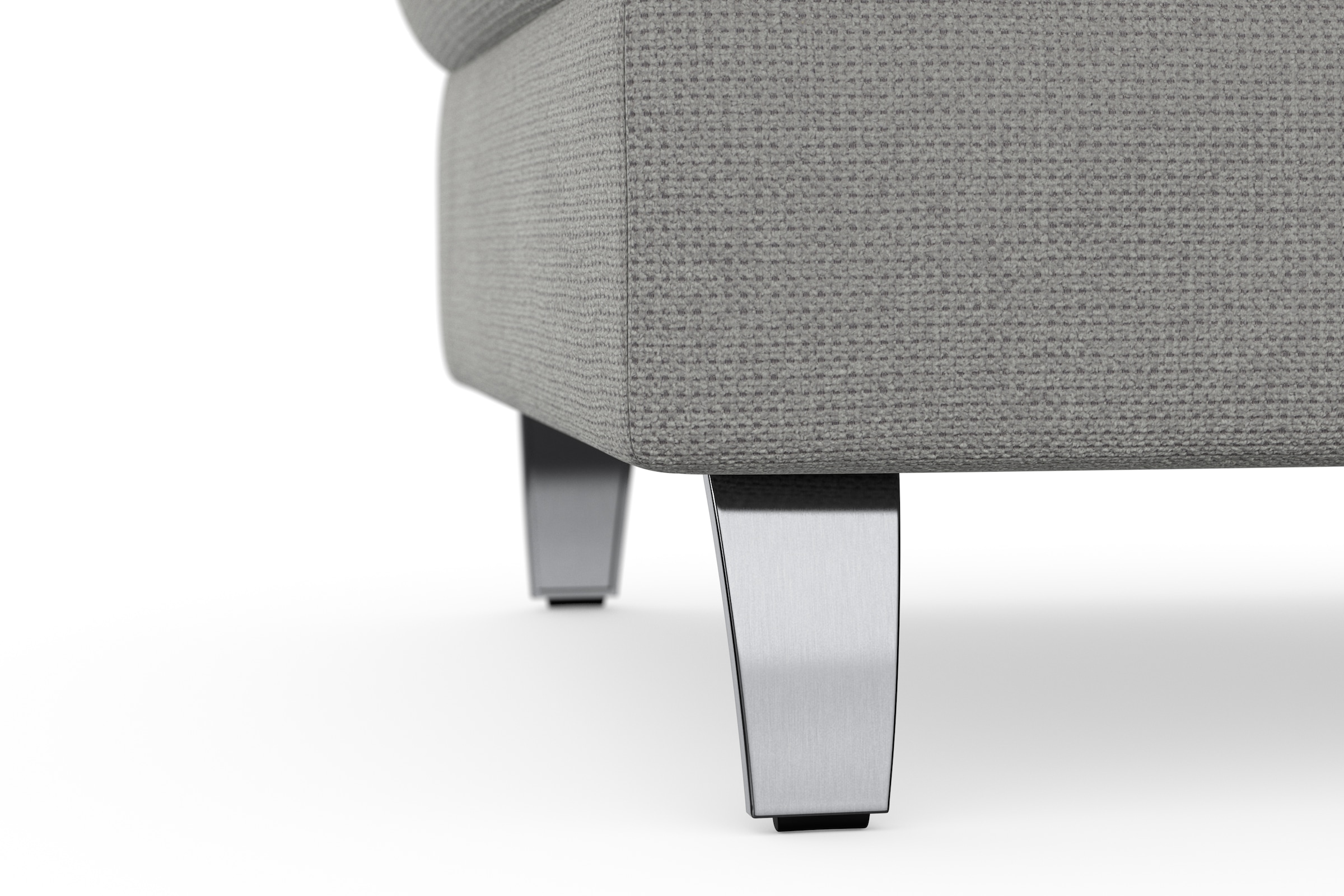 sit&more Stauraumhocker »Grenoble«, mit Stauraum und satinierten Füssen