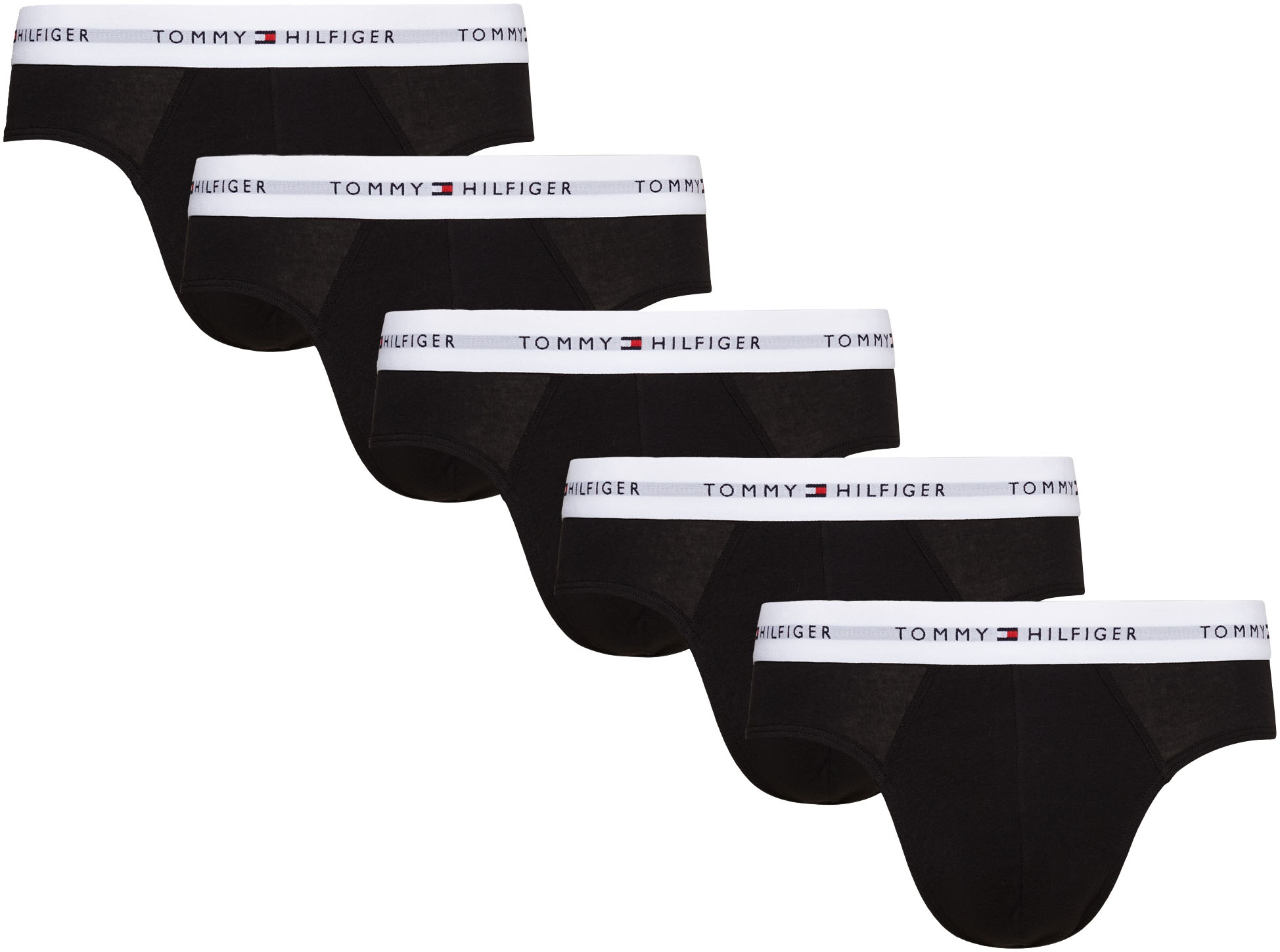 Slip »5P BRIEF«, (Packung, 5 St., 5er-Pack), mit Tommy Hilfiger Logo-Elastikbund