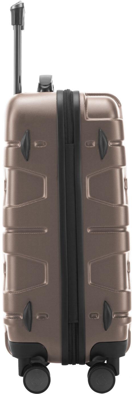 Hauptstadtkoffer Trolley à coque dure »X-Kölln, 55 cm« 43 litre 4 Rollen Hartschalen-Koffer Handgepäck-Koffer Reisegepäck TSA Schloss