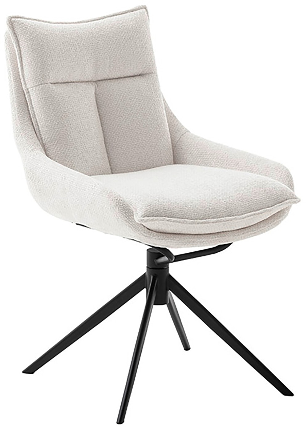 MCA furniture Chaise de salle à manger »PARKER« () (2er-Set), drehbar 360°, Dreh- & Schwingfunktion, Belastbarkeit 120 kg