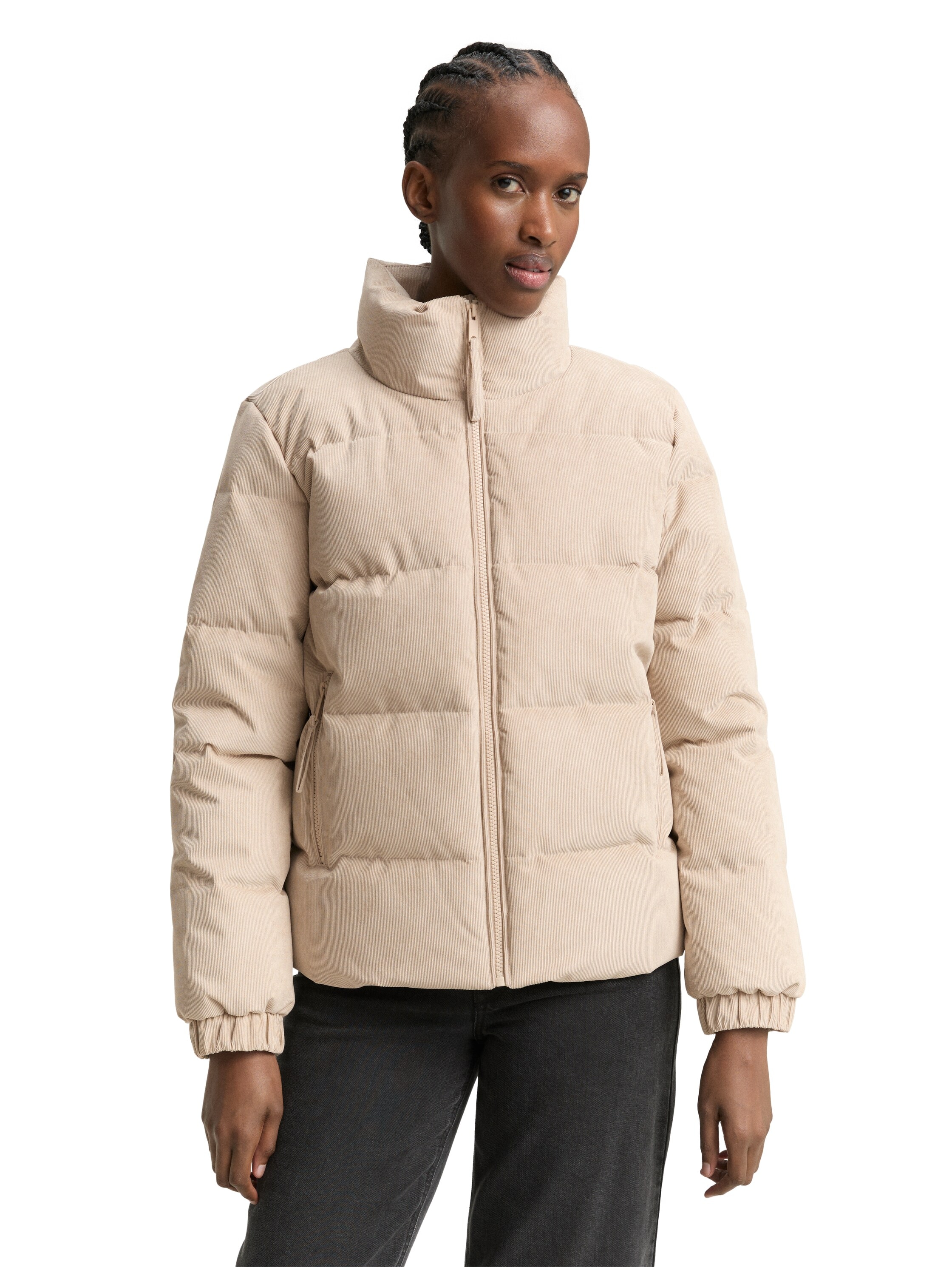 Image of TOM TAILOR Denim Steppjacke ohne Kapuze mit Stehkragen