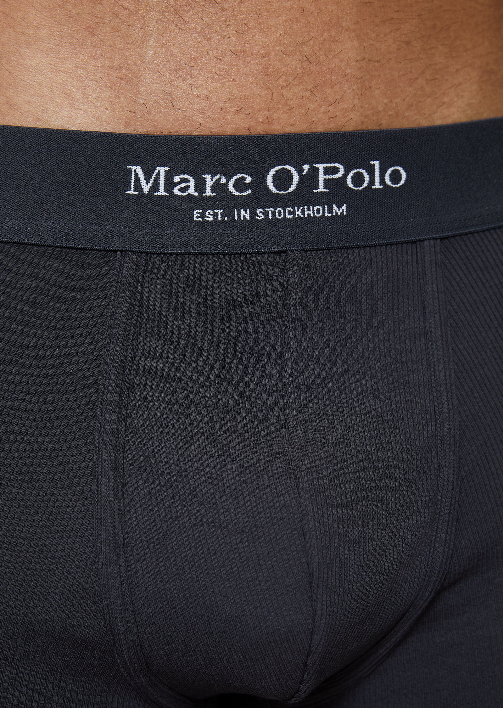 Marc O'Polo Boxer »Iconic Rib 2P Boxer«, 2x2 rib fabric